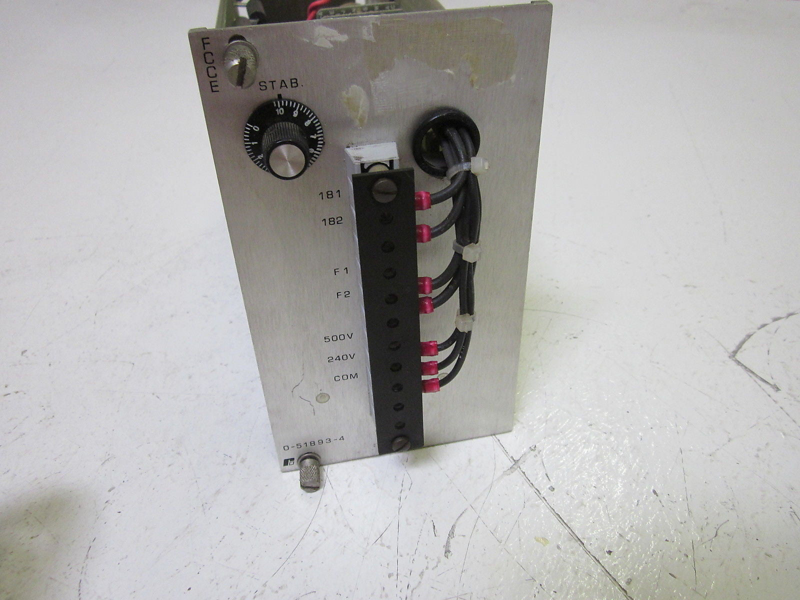 RELIANCE ELECTRIC 0-51893-4 PC CONTROL BOARD FIELD CONTROLLER *USED*