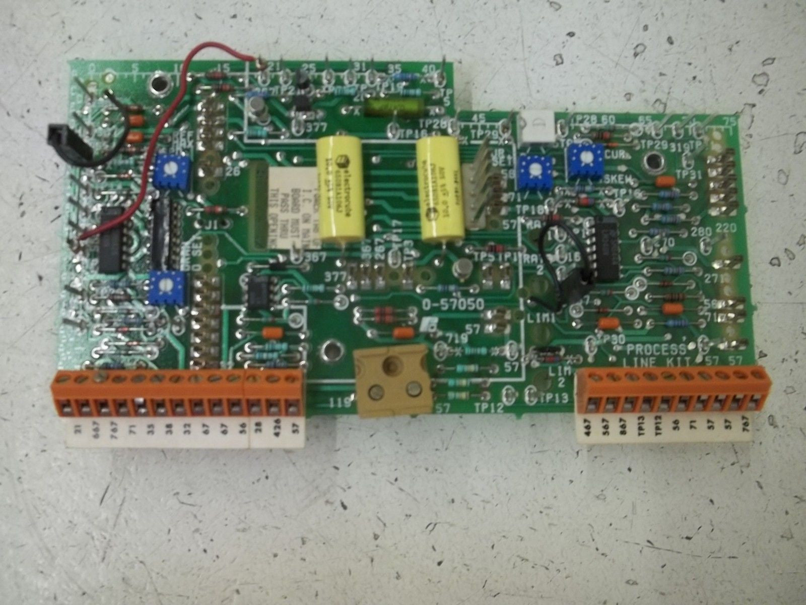 RELIANCE ELECTRIC 0-57050 PROCESS LINE KIT SYSTEM BOARD *USED*