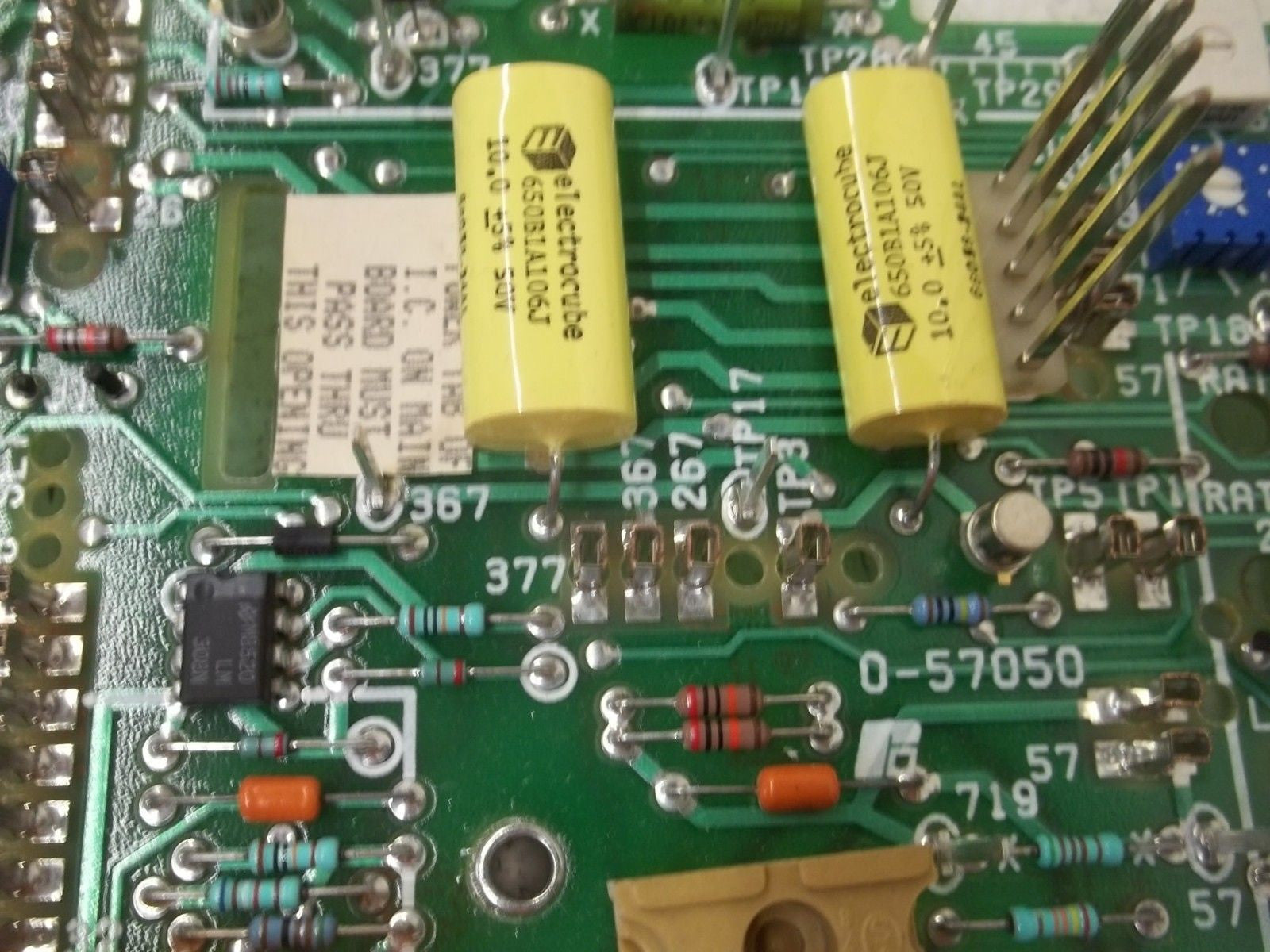 RELIANCE ELECTRIC 0-57050 PROCESS LINE KIT SYSTEM BOARD *USED*