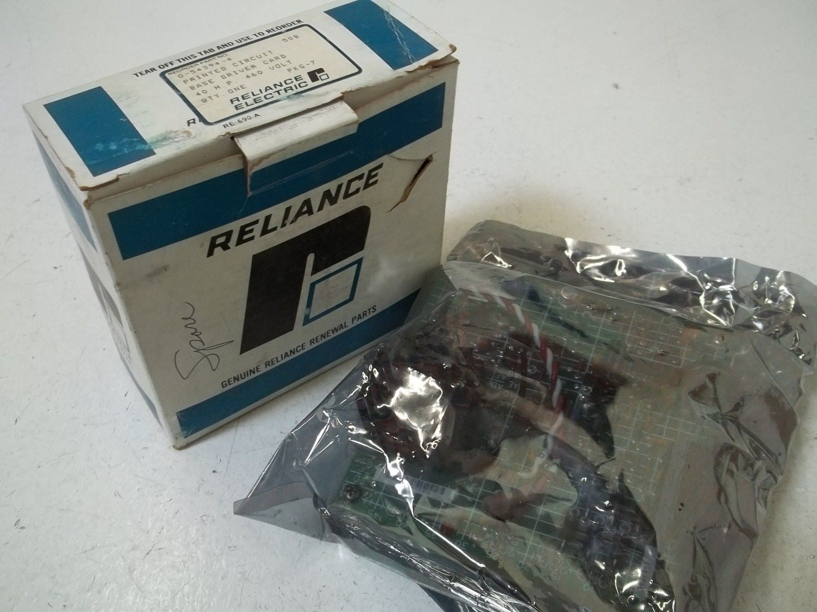 RELIANCE ELECTRIC 0-54394-4 PRINTER CIRCUIT BASE DRIVER CARD *NEW IN BOX*
