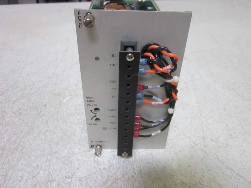 RELIANCE ELECTRIC 0-51893-7 PC CONTROL BOARD *USED*