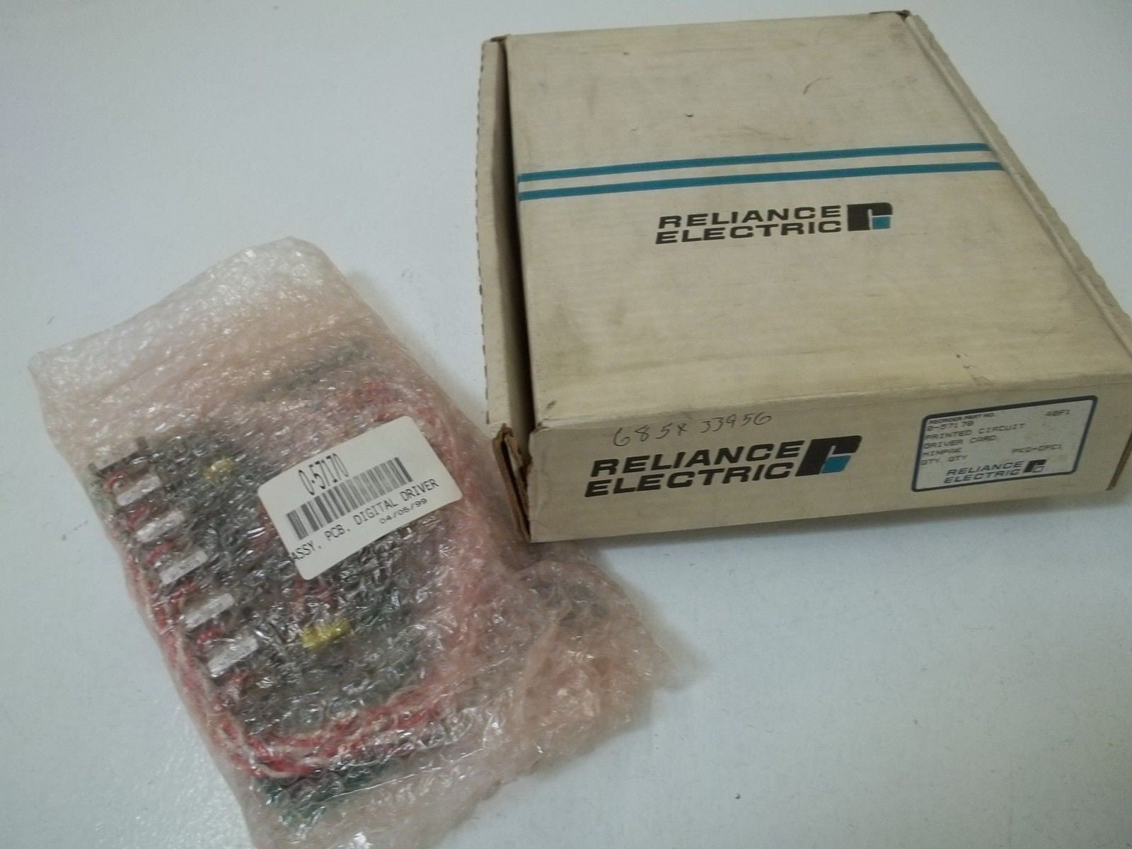 RELIANCE ELECTRIC 0-57170 PRINTER CIRCUIT DRIVE CARD *USED*