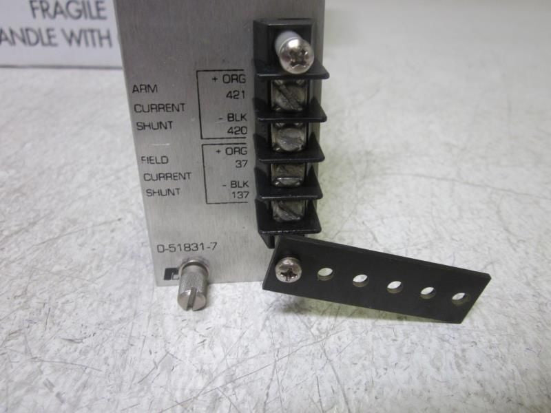 RELIANCE ELECTRIC 0-51831-7 PC BOARD CVTH *USED*