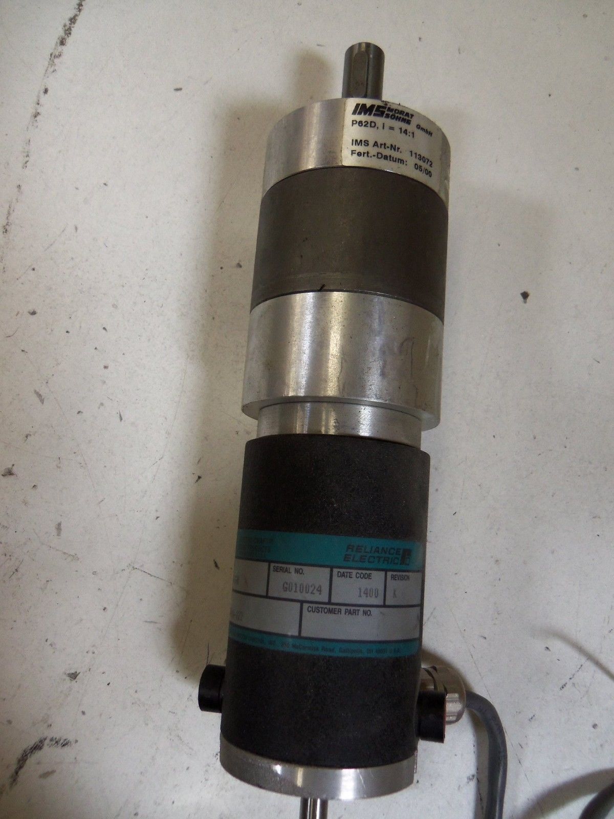 RELIANCE ELECTRIC S240-1AI SERVO MOTOR 0240-04-022 *USED*