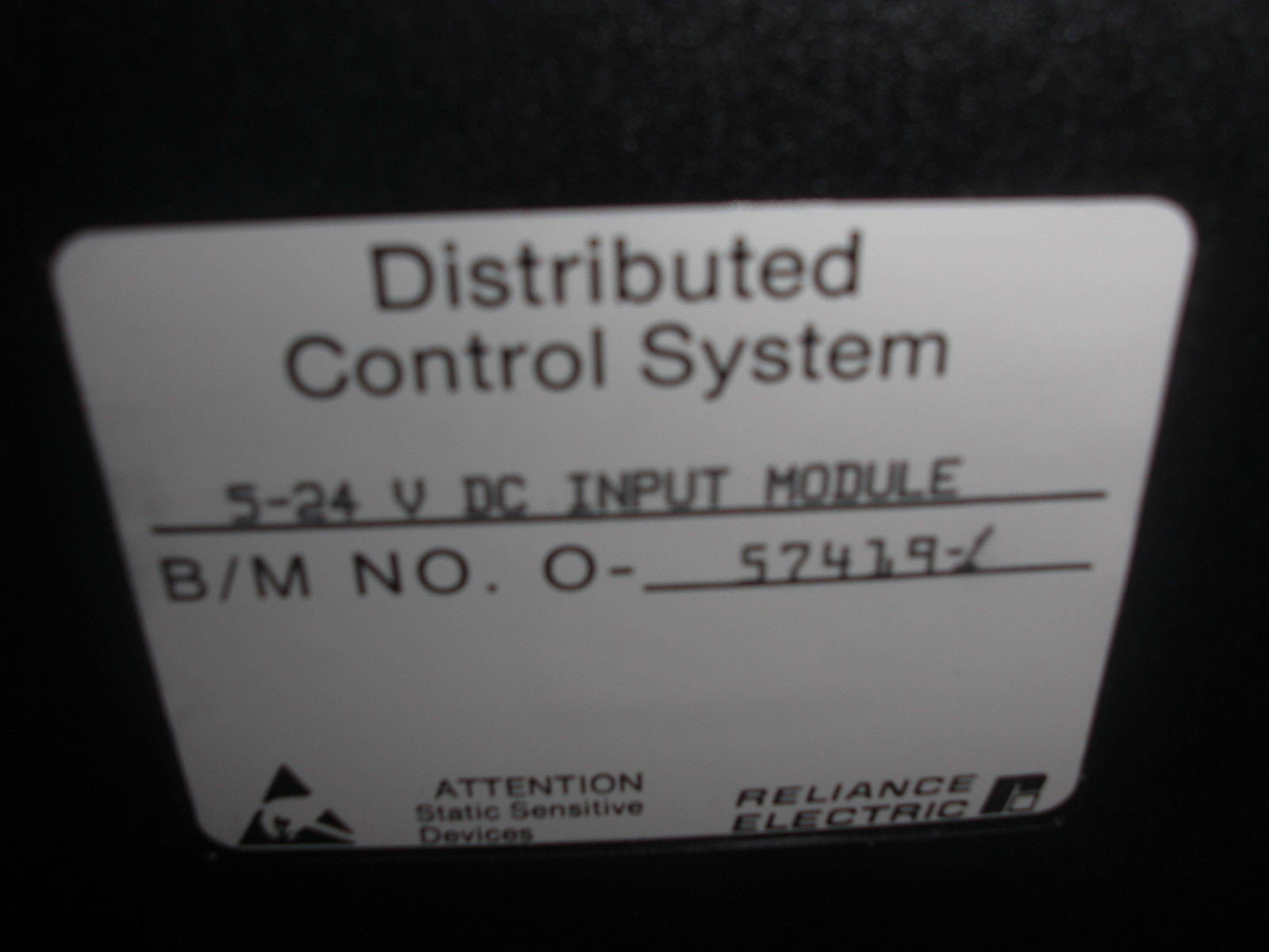 RELIANCE ELECTRIC 5-24VDC INPUT MODULE 0-57419-1 *NEW NO BOX*
