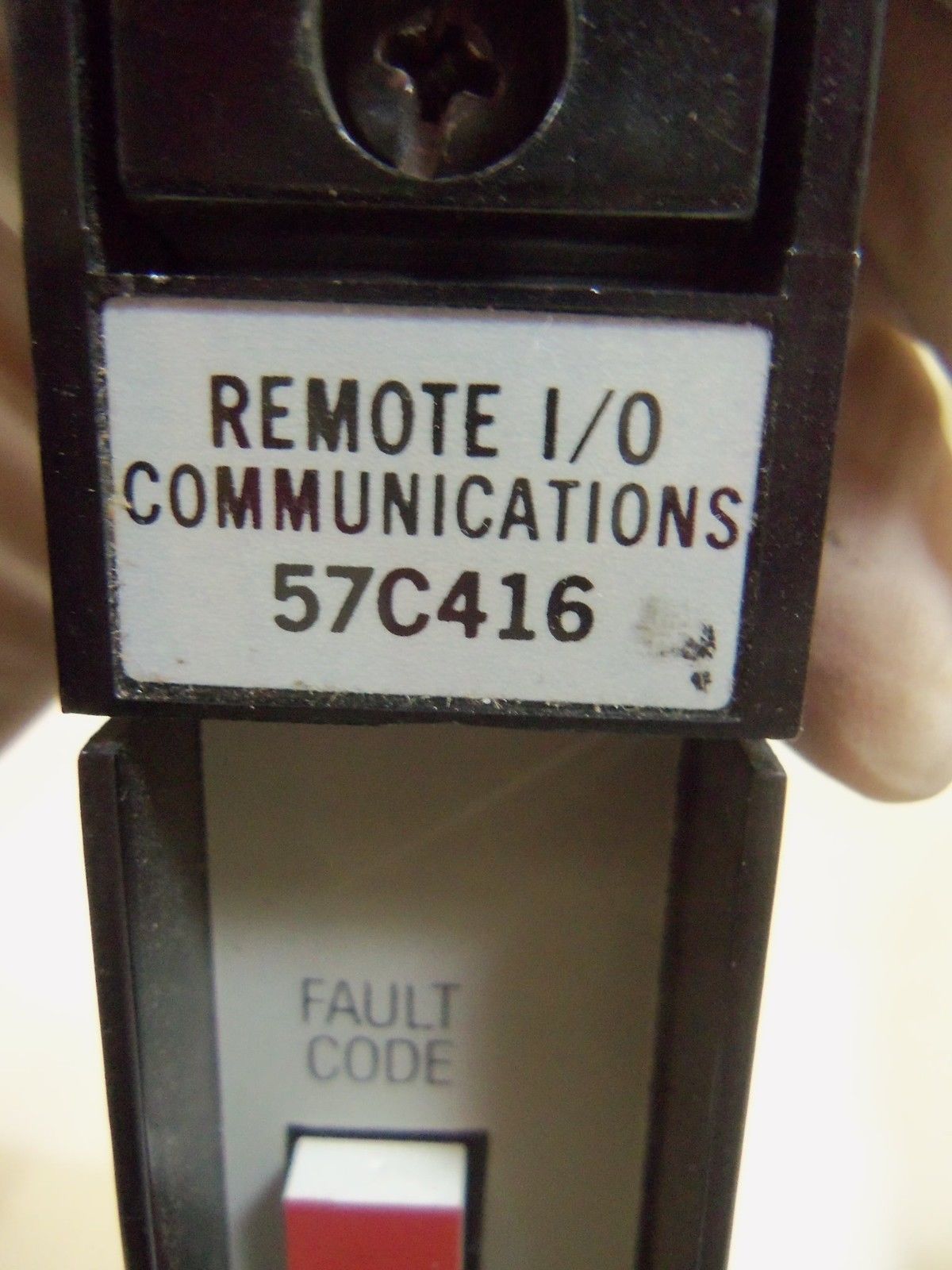 RELIANCE ELECTRIC 57416-R REMOTE I/O COMMUNICATIONS *USED*