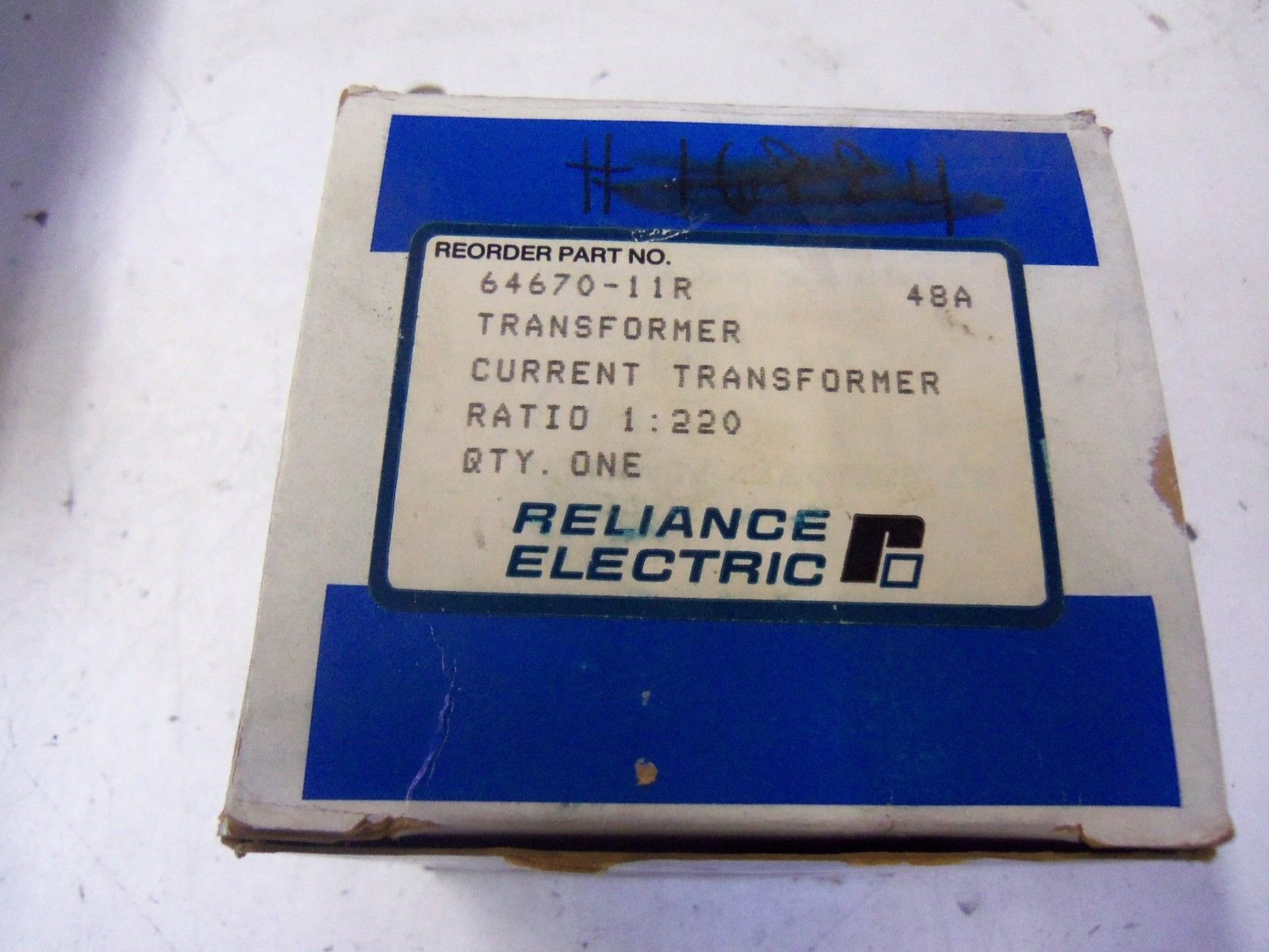 RELIANCE ELECTRIC 64670-11R *NEW IN BOX*