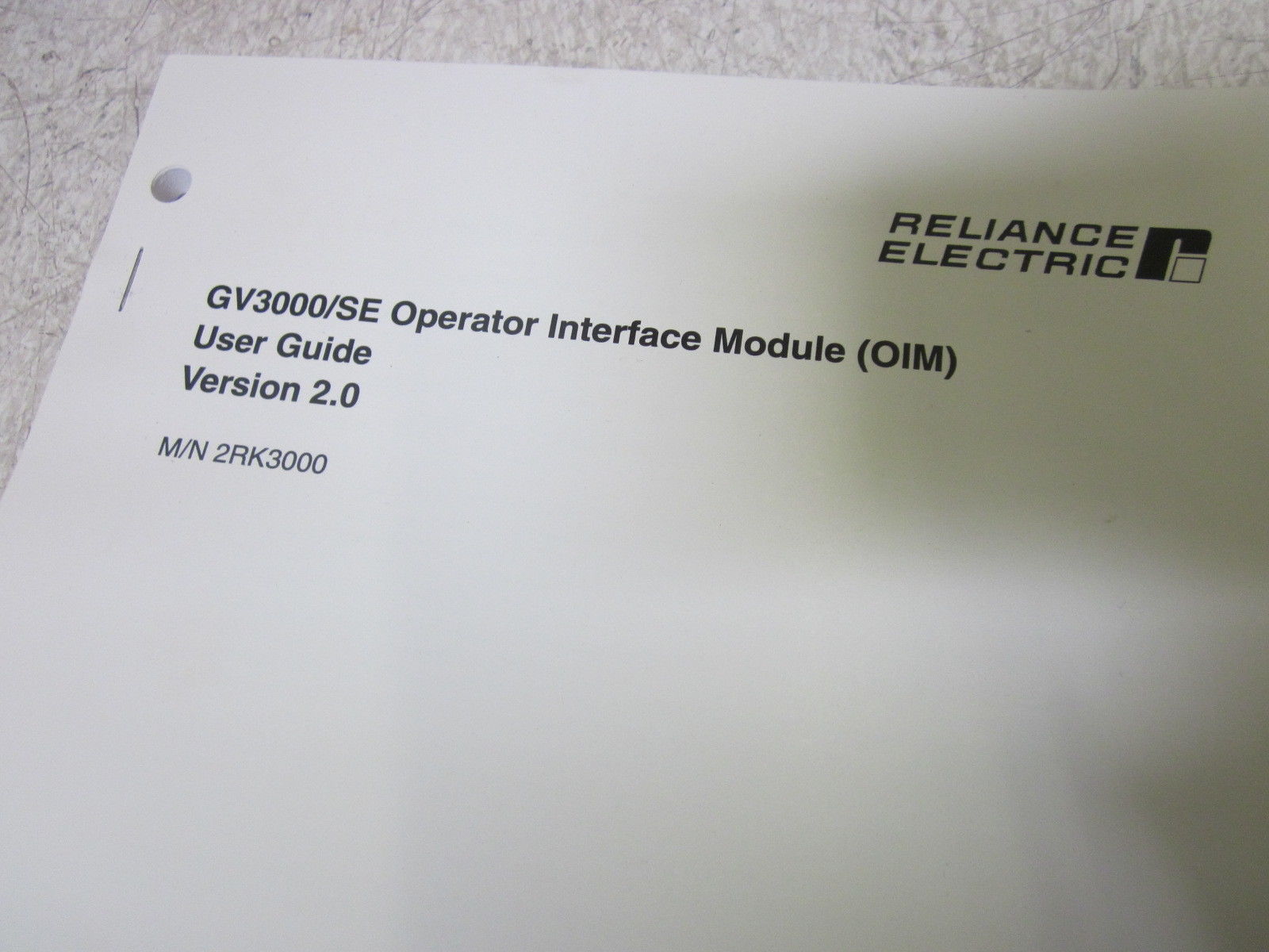 RELIANCE ELECTRIC 807303-R DIGITAL DISPLAY FOR GV3000 *NEW IN BOX*