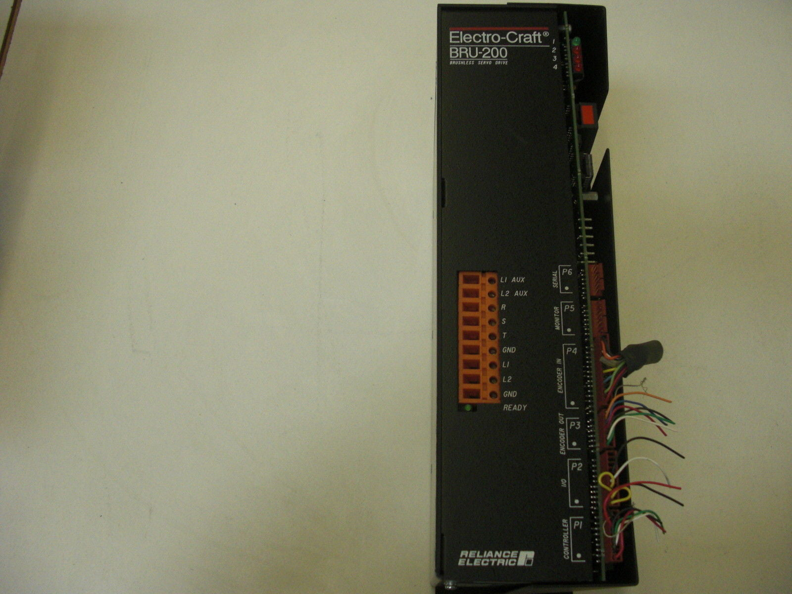 RELIANCE ELECTRO-CRAFT BRU-200 DM-20 9101-1132 SERVO DRIVE *USED*