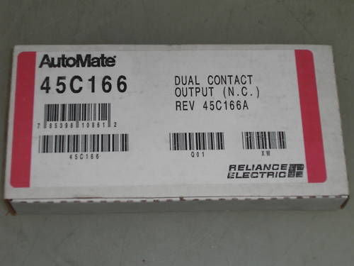 RELIANCE ELECTRIC DUAL CONTACT 45C166 *NEW IN BOX*