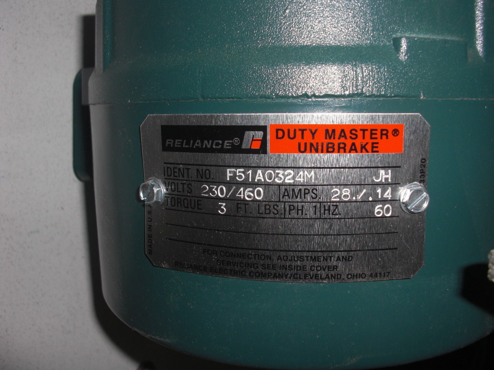 RELIANCE ELECTRIC F51A0324M *NEW NO BOX*