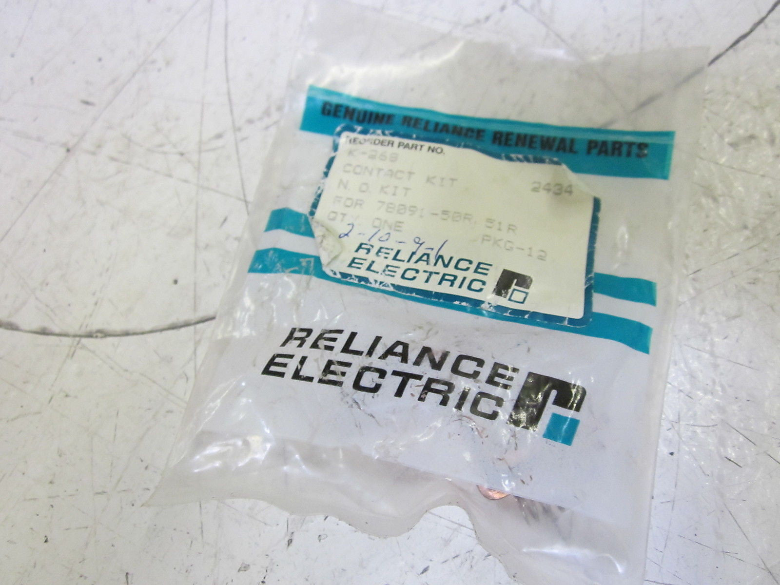 RELIANCE ELECTRIC K-268 CONTACT KIT *NEW IN A FACTORY BAG*
