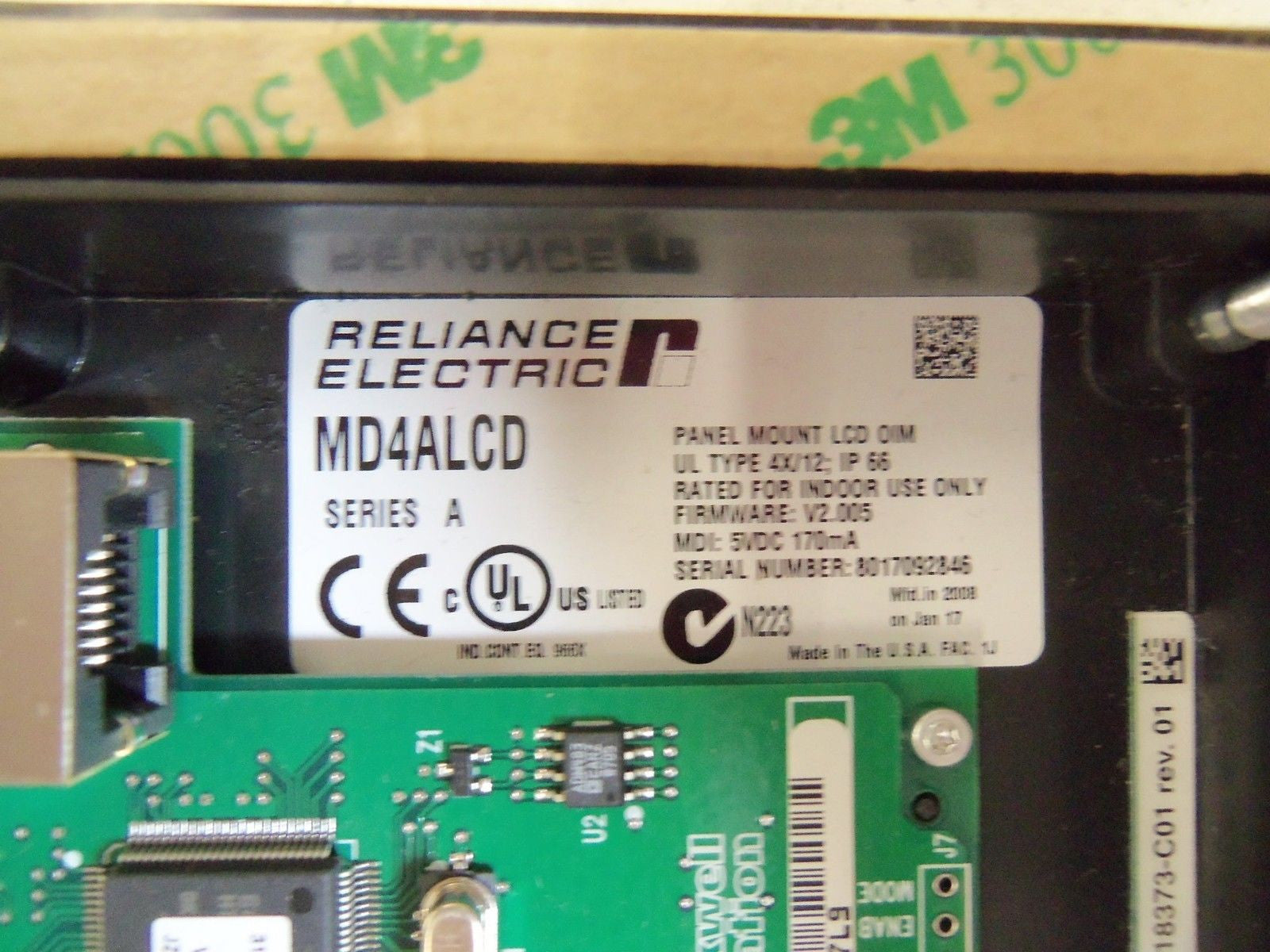 RELIANCE ELECTRIC MD4ALCD SERIES A *NEW IN BOX*