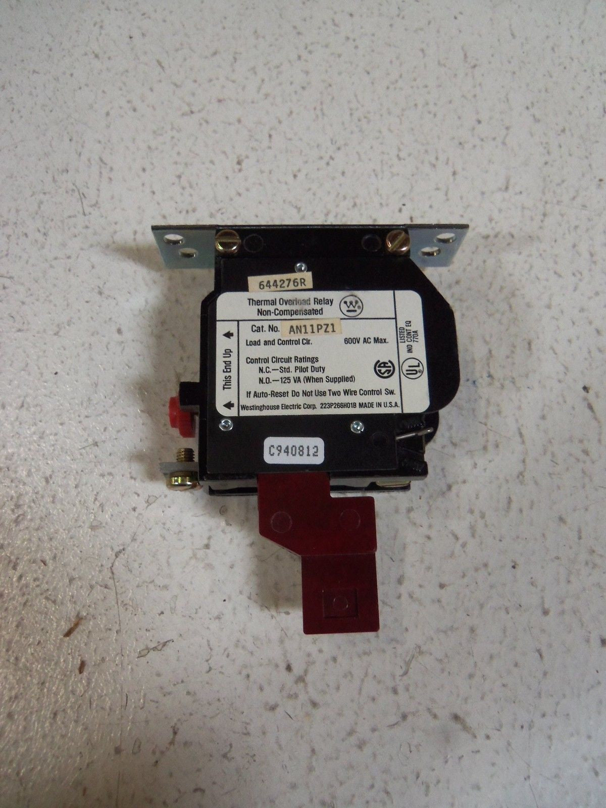 RELIANCE ELECTRIC OVERLOAD RELAY 64427-6R *NEW IN BOX*