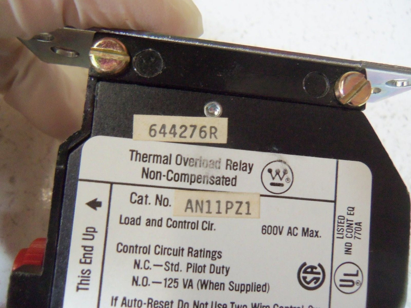 RELIANCE ELECTRIC OVERLOAD RELAY 64427-6R *NEW IN BOX*