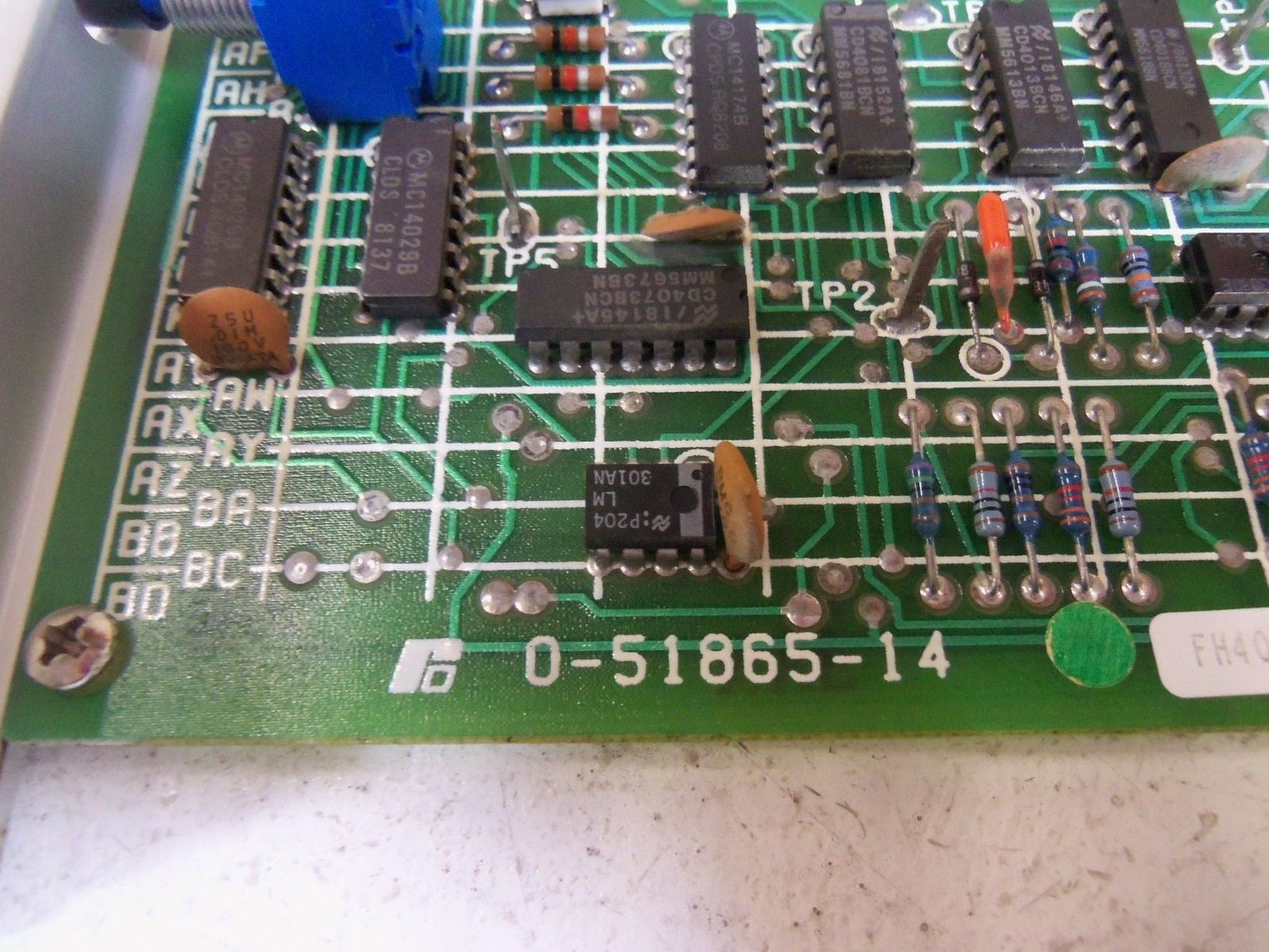 RELIANCE ELECTRIC PC BOARD 0-51865-14 *USED*