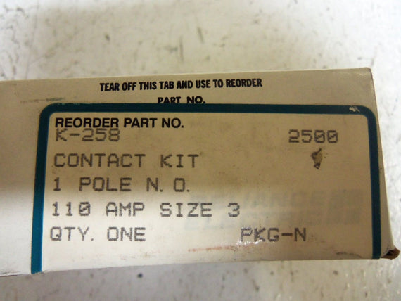 RELIANCE K-258 CONTACT KIT *NEW IN BOX*