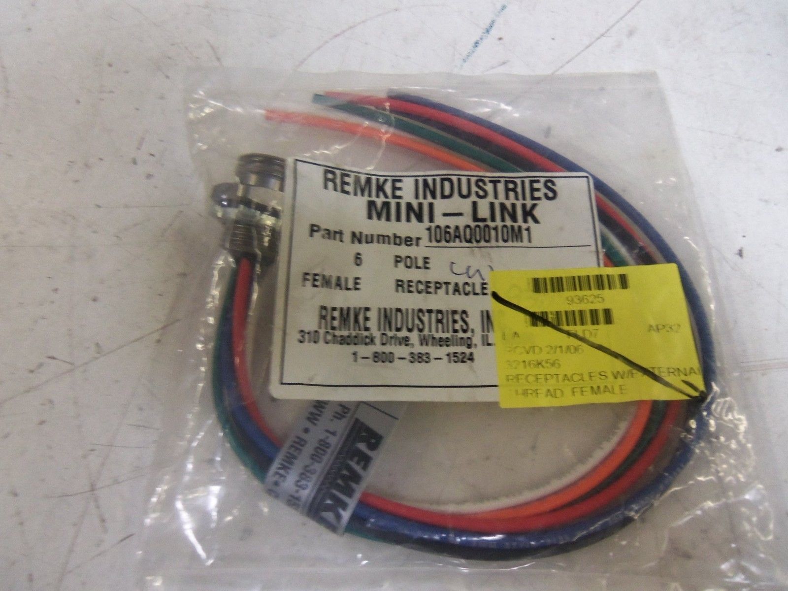 REMKE INDUSTRIES 106AQ0010M1 *NEW IN FACTORY BAG*