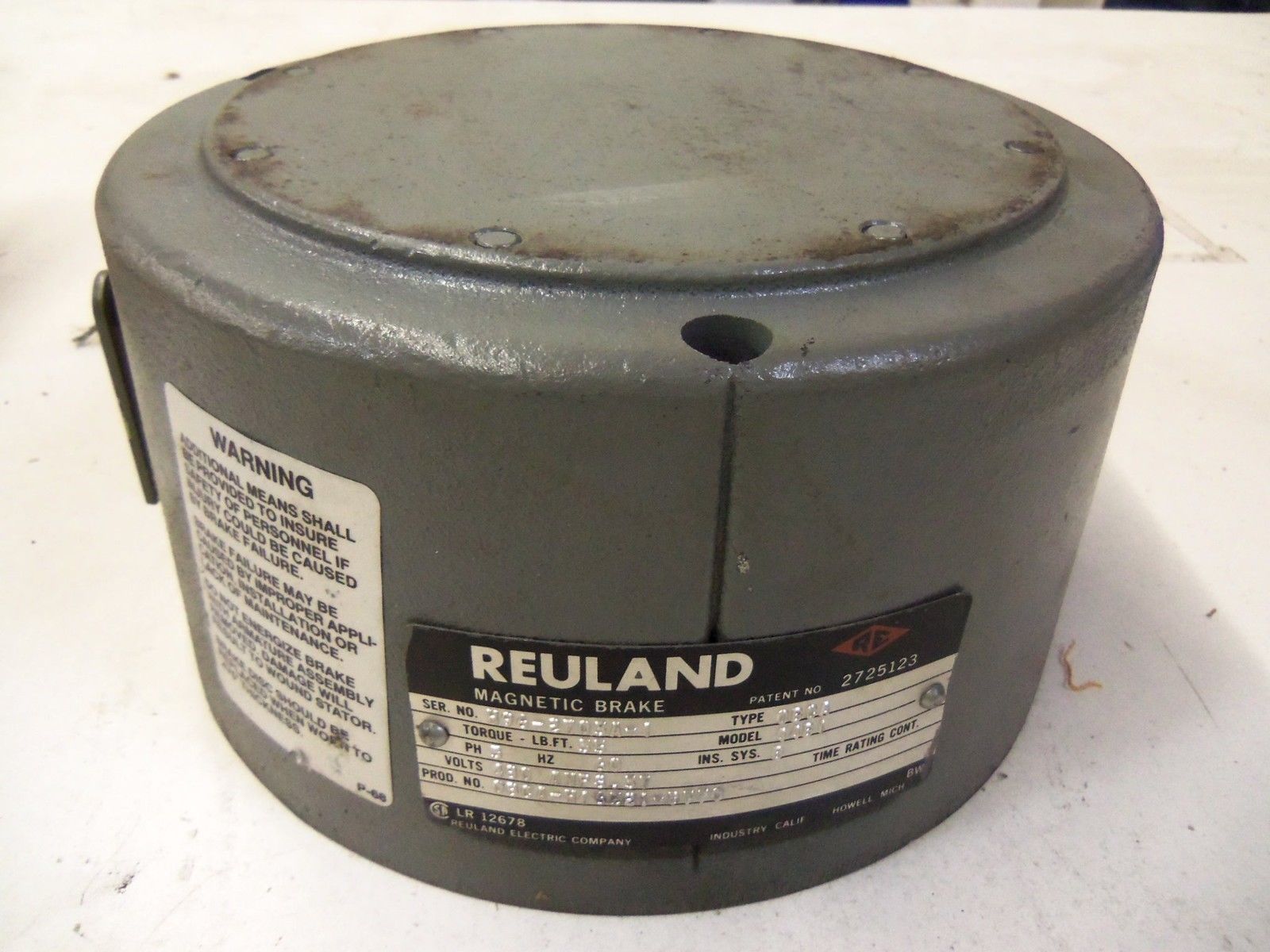 REULAND MAGNETIC BRAKE 0BCA-H16Z21-B770 *USED*