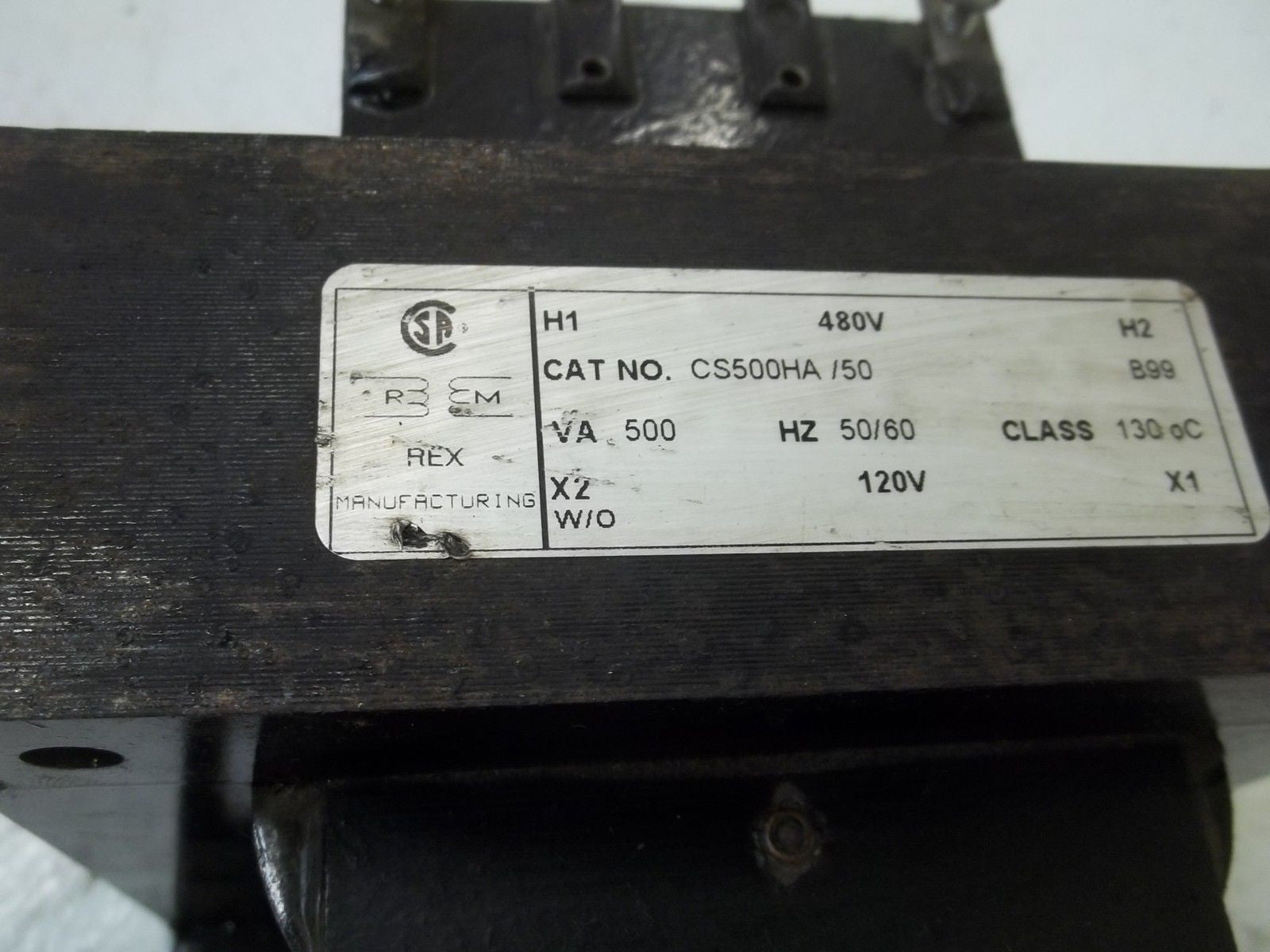 REX CS500HA/50 *USED*