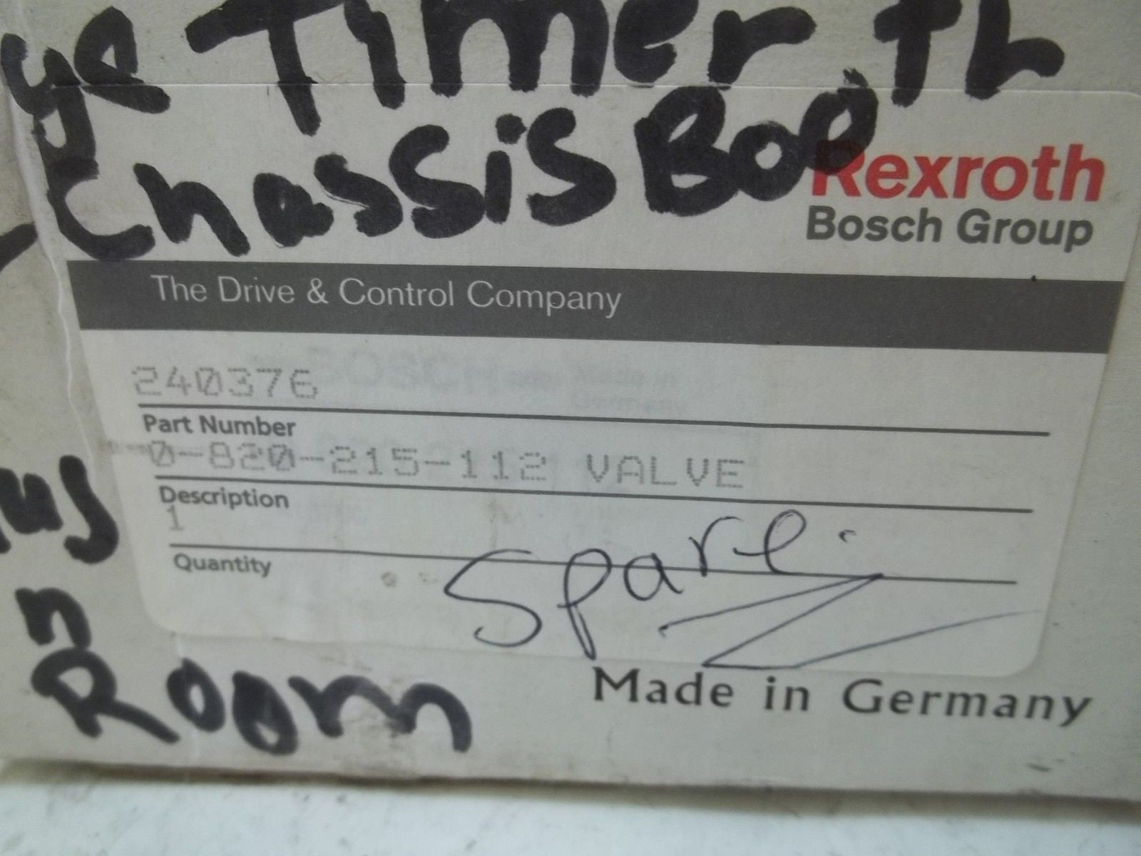 REXROTH 0820215112 *NEW IN BOX*