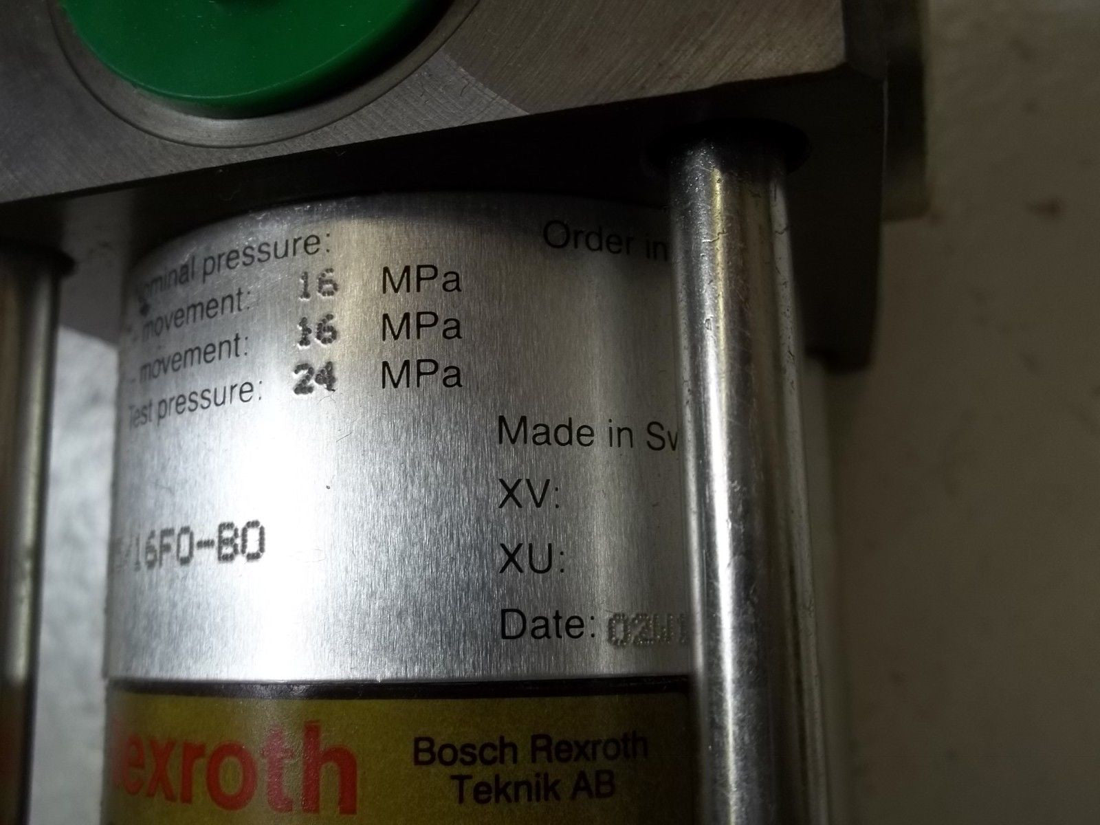 REXROTH 240-000-050-1 PNEUMATIC CYLINDER *USED*