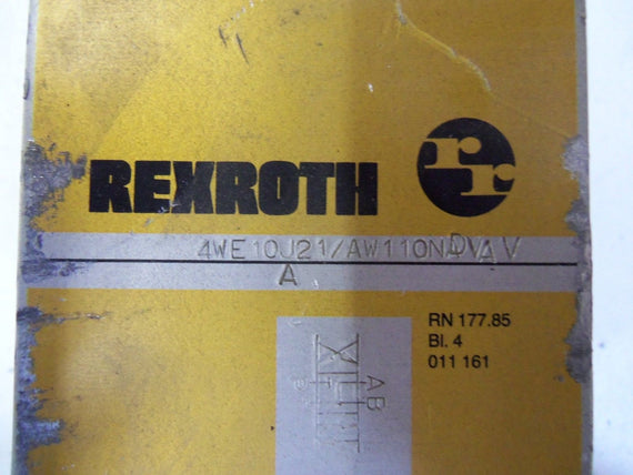 REXROTH 4WE10J21/AW110NDVAV *USED*