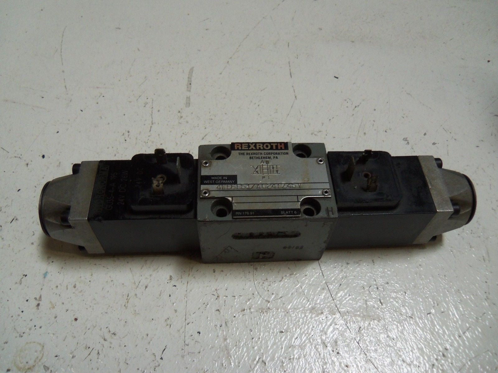 REXROTH 4WE6H51/AG24NZ45V VALVE *USED*
