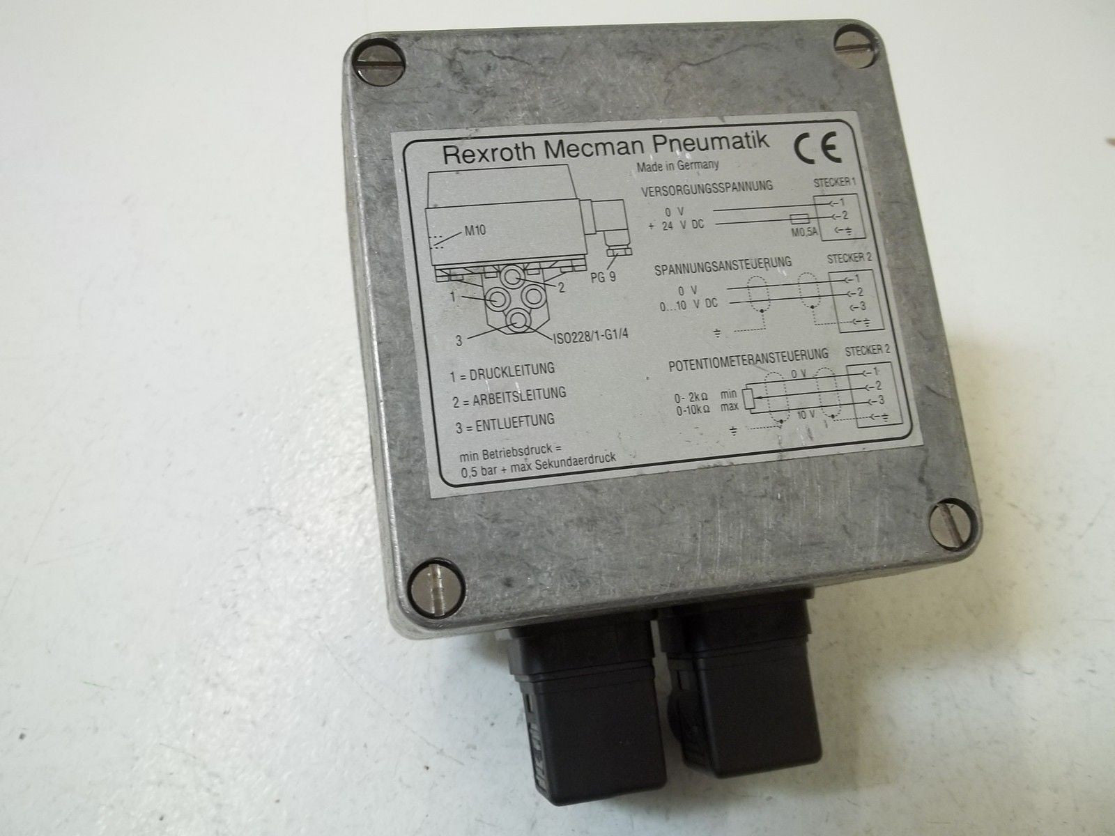 REXROTH 5610102070002 MECMAN PNEUMATIK *USED*