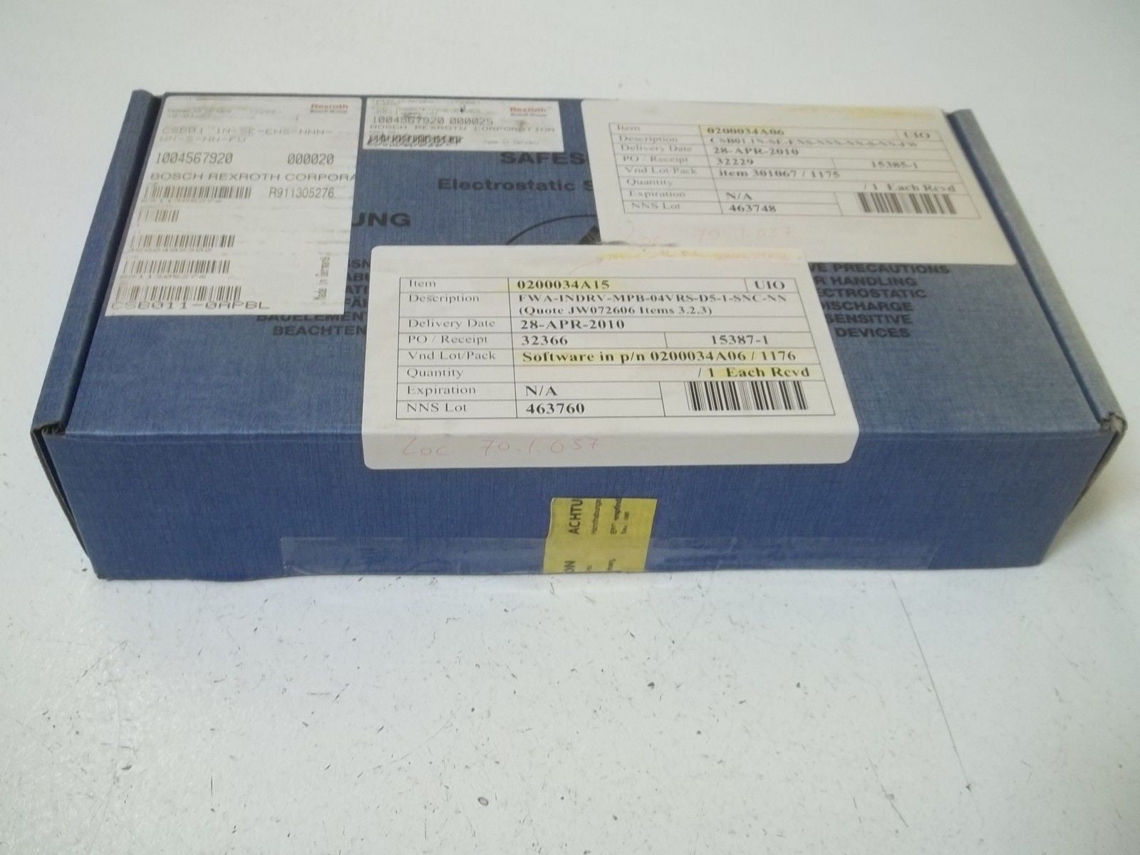 REXROTH CSB01.1N-SE-ENS-NNN-NN-S-NN-FW SERVO DRIVE *NEW IN BOX*