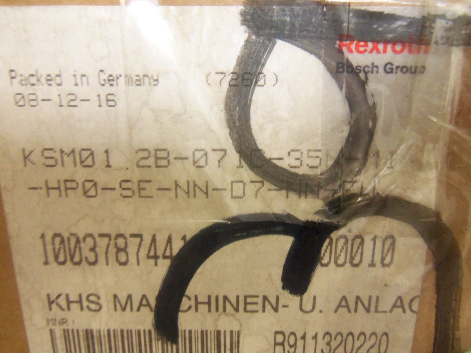 REXROTH KSM01.2B-071C-35N-M1-HP0-SE-NN-D7-NN-FW *NEW IN BOX*