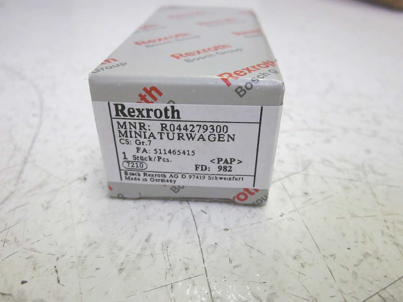 REXROTH R044279300 MINIATURE WAGEN *NEW IN BOX*