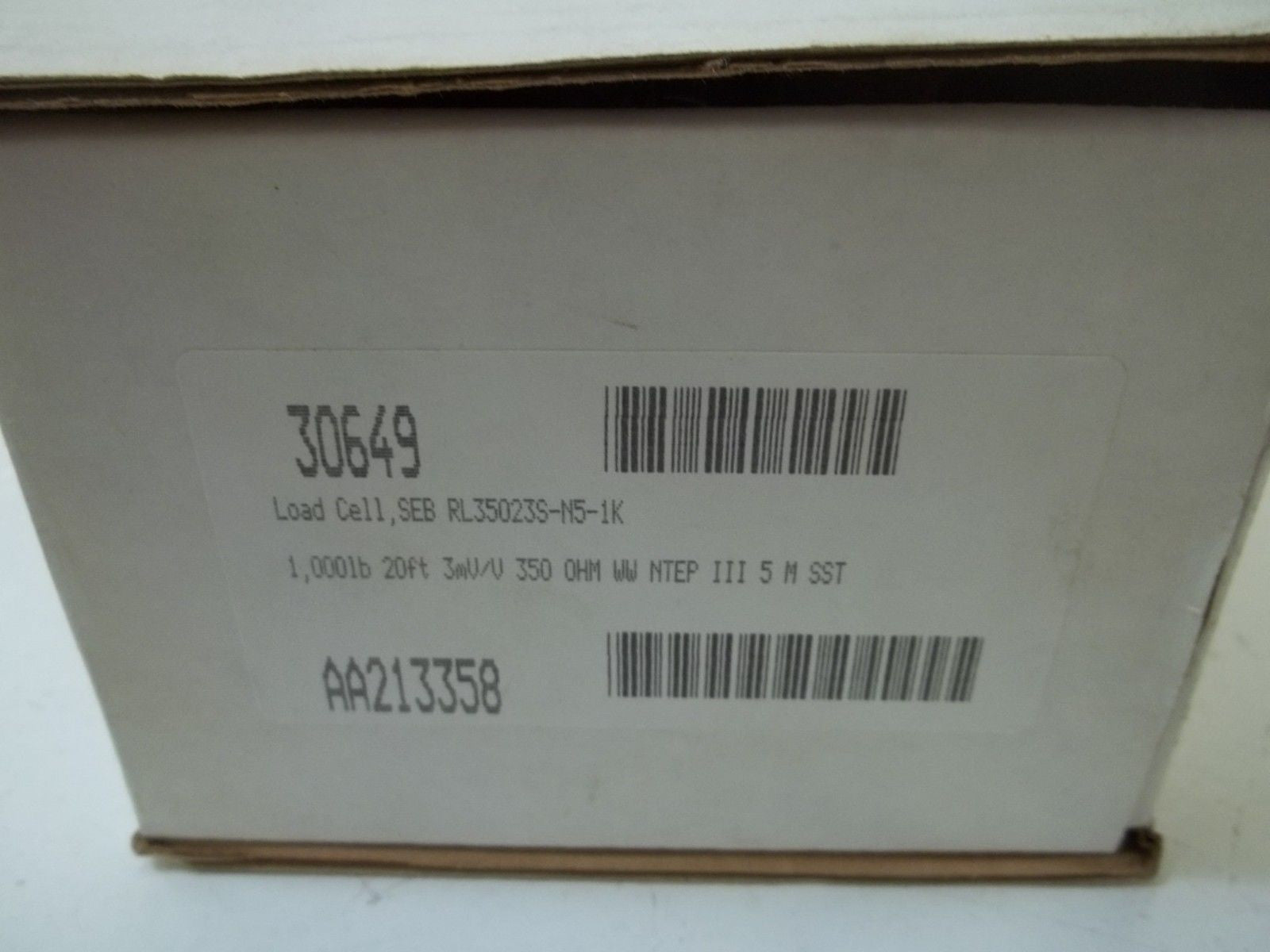 RICE LAKE WEIGHING SYSTEMS RL35023S-N5-1K *NEW IN BOX*