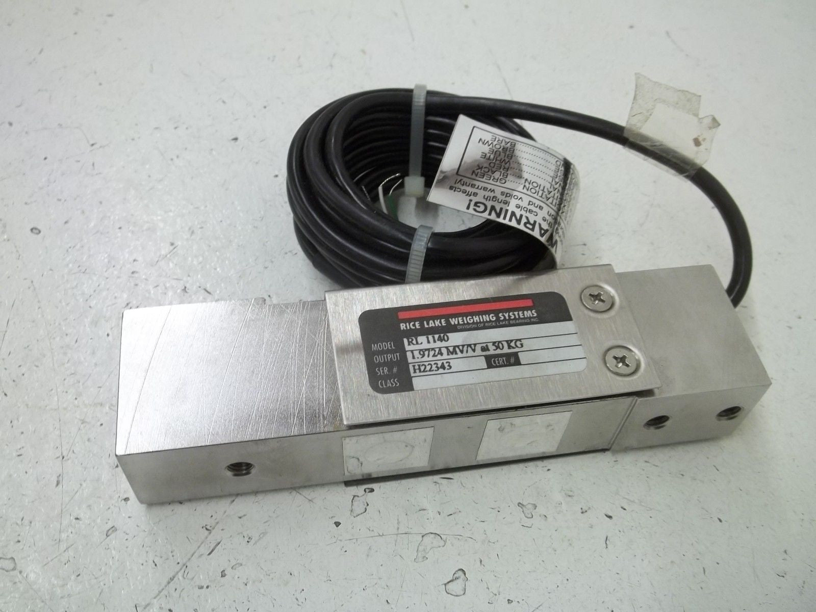 RICE LAKE WEIGHING SYSTEMS RL1140 LOAD CELL *NEW NO BOX*