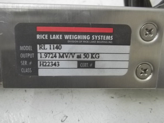 RICE LAKE WEIGHING SYSTEMS RL1140 LOAD CELL *NEW NO BOX*