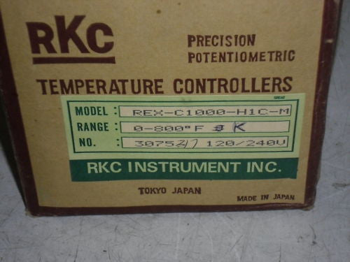 RKC TEMPERATURE CONTROLLER REX-C1000-H1C-M
