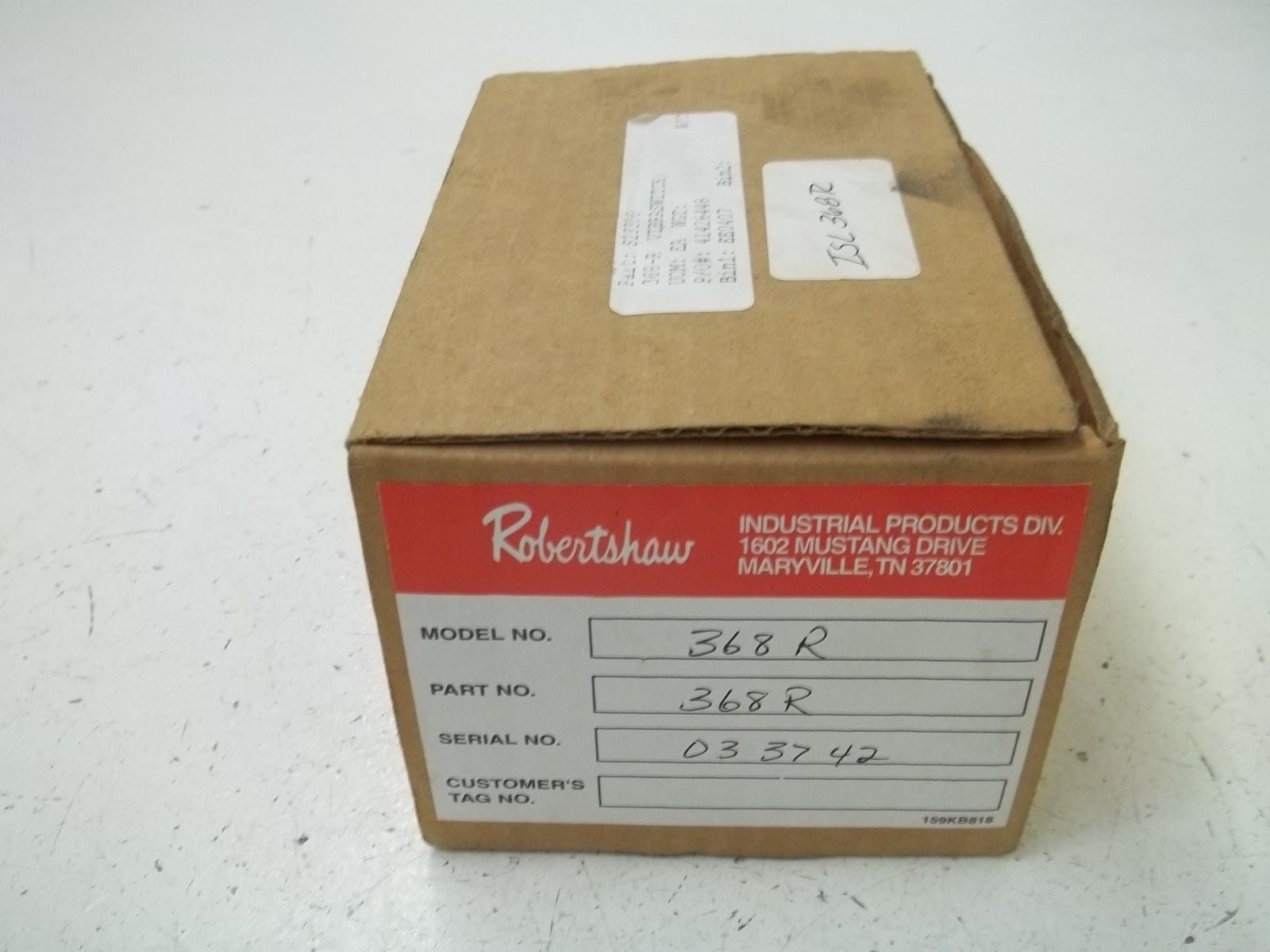 ROBERTSHAW 368-R VIBRASWITCH *NEW IN BOX*