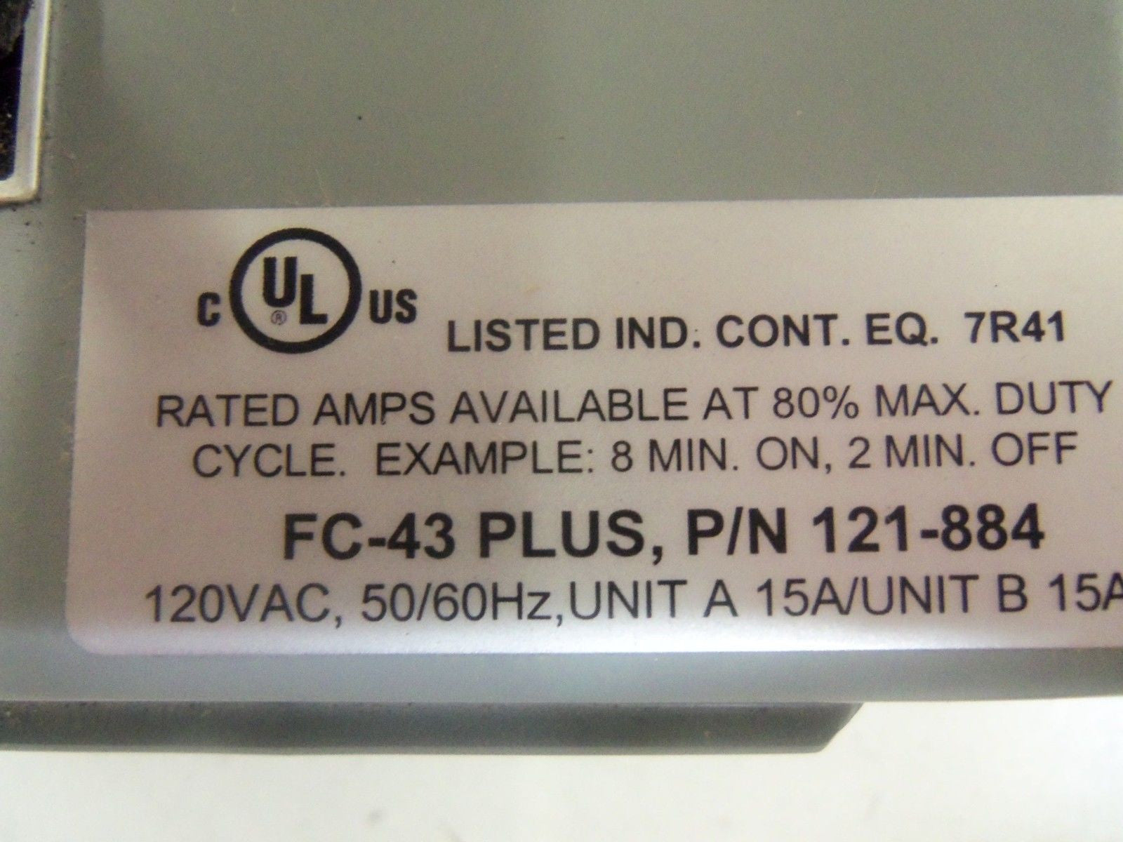 RODIX FC-43 PLUS FEEDER CUBE 121-884 *NEW NO BOX*