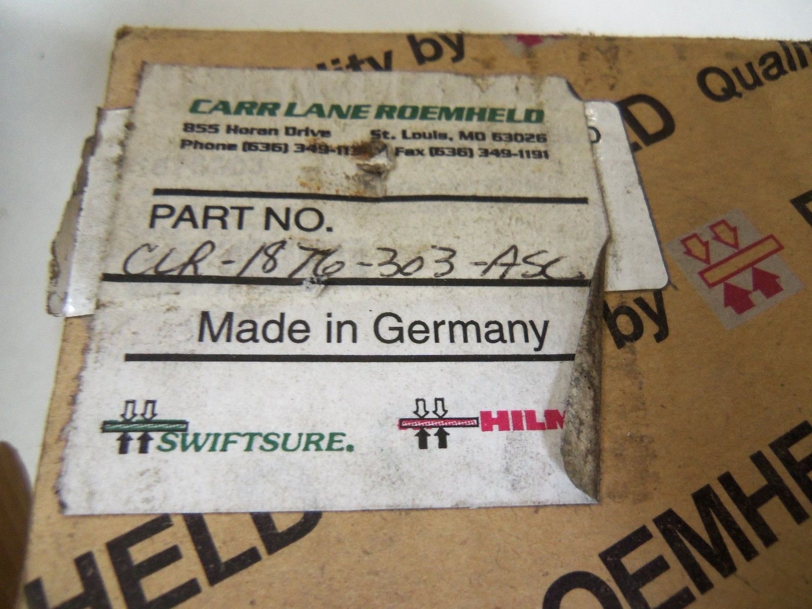 ROEMHELD 1876-303 *NEW IN BOX*