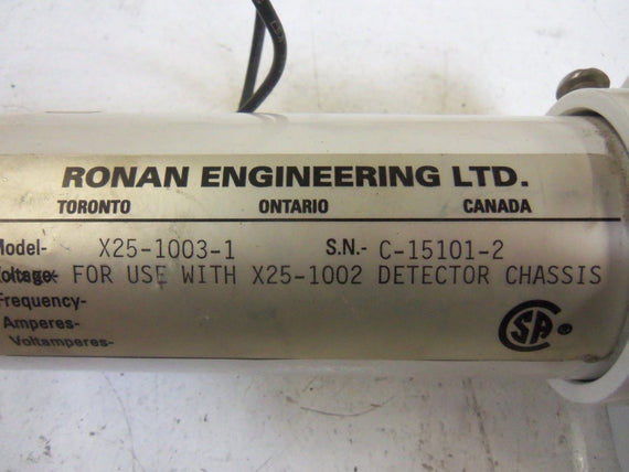 RONAN X25-1003-1 MAGNETIC HEAD DETECTOR *USED*