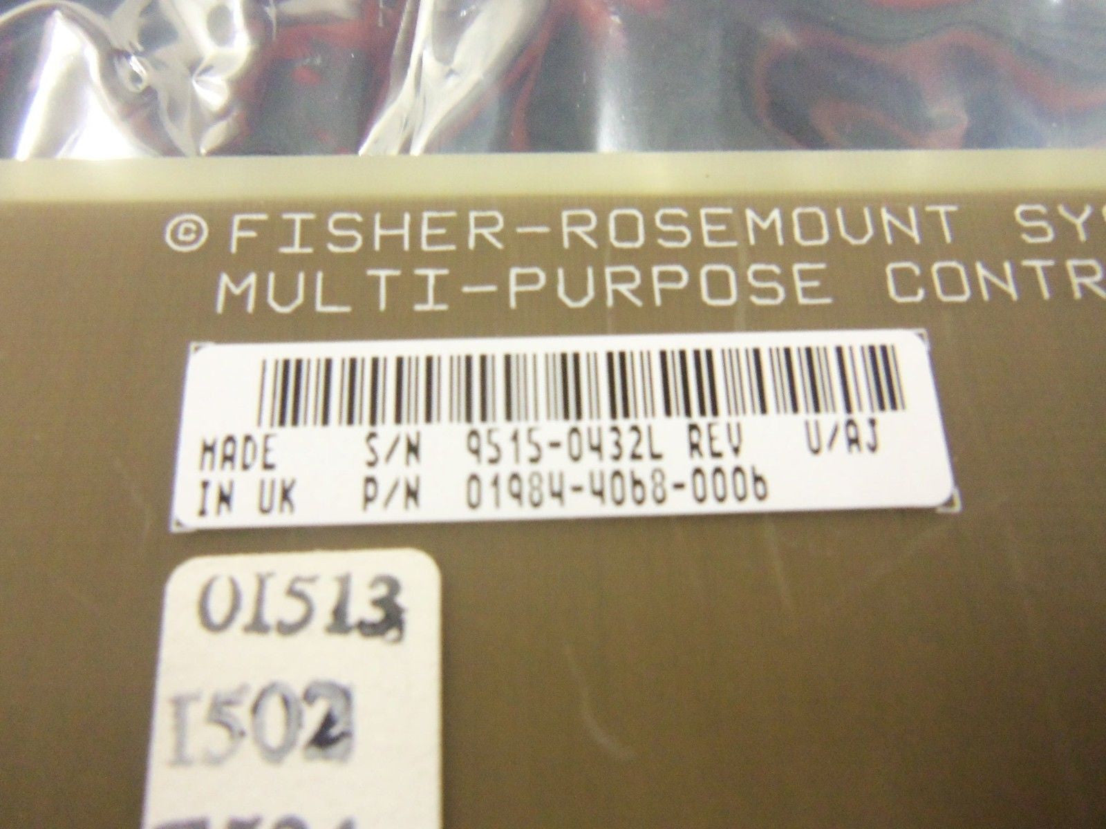 FISHER-ROSEMOUNT 01984-4068-0006 MULTI-PURPOSE CONTROL PROCESSOR II *USED*