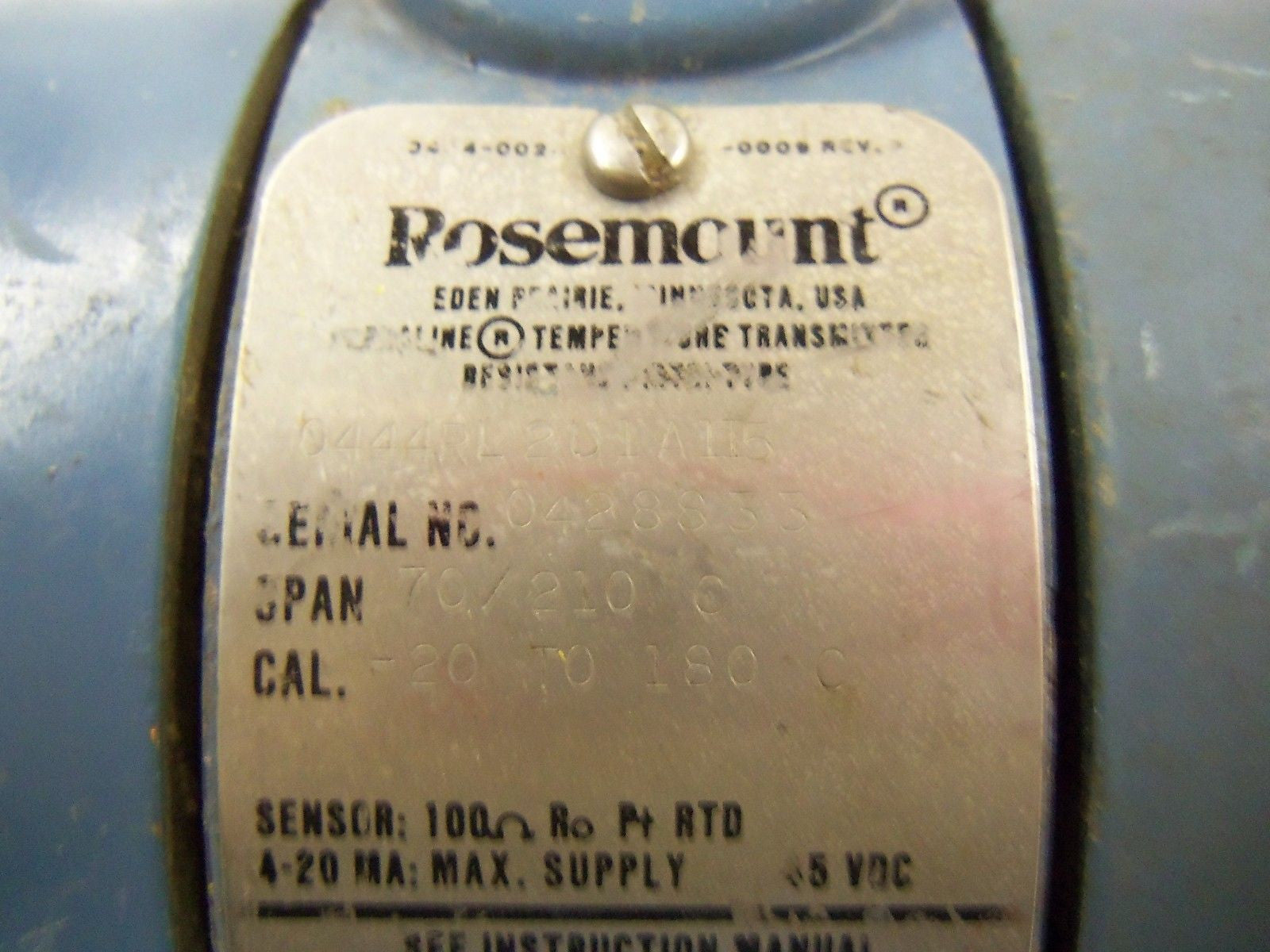 ROSEMOUNT 0444RL2U1A1I5 *USED*