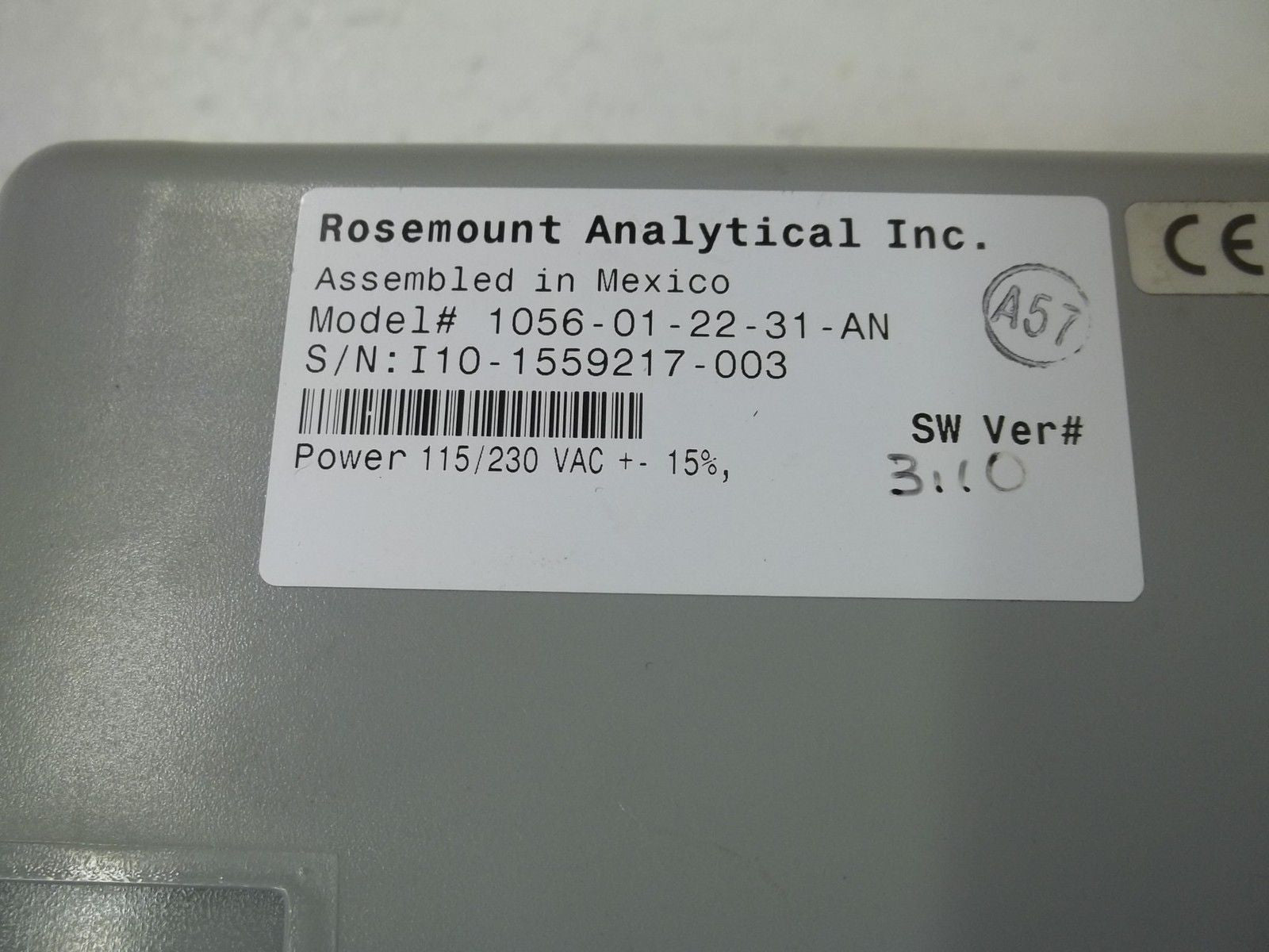 ROSEMOUNT 1056-01-22-31-AN ANALYTICAL CONTROLLER *USED*