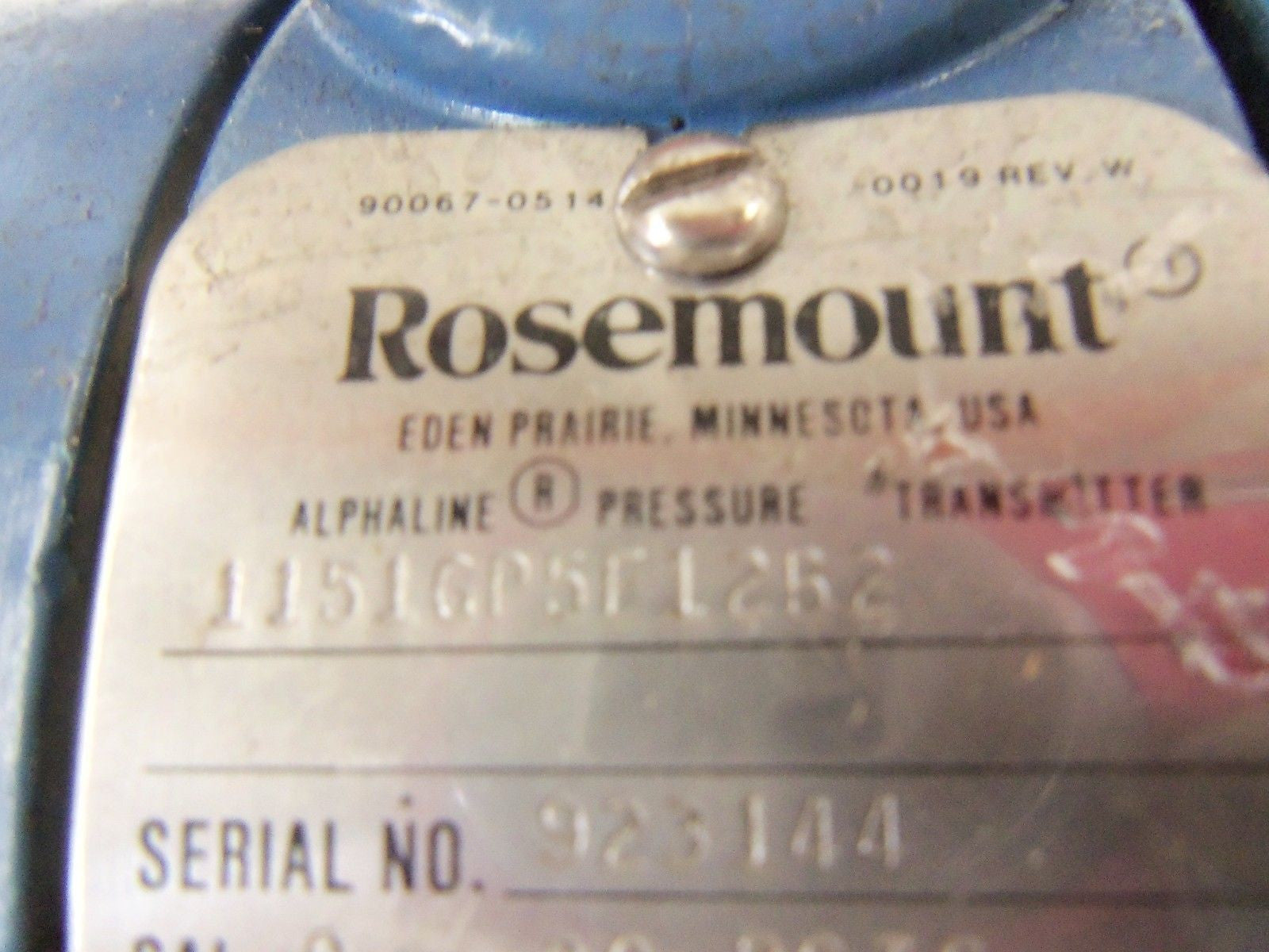 ROSEMOUNT 1151GP5E12B2 *USED*
