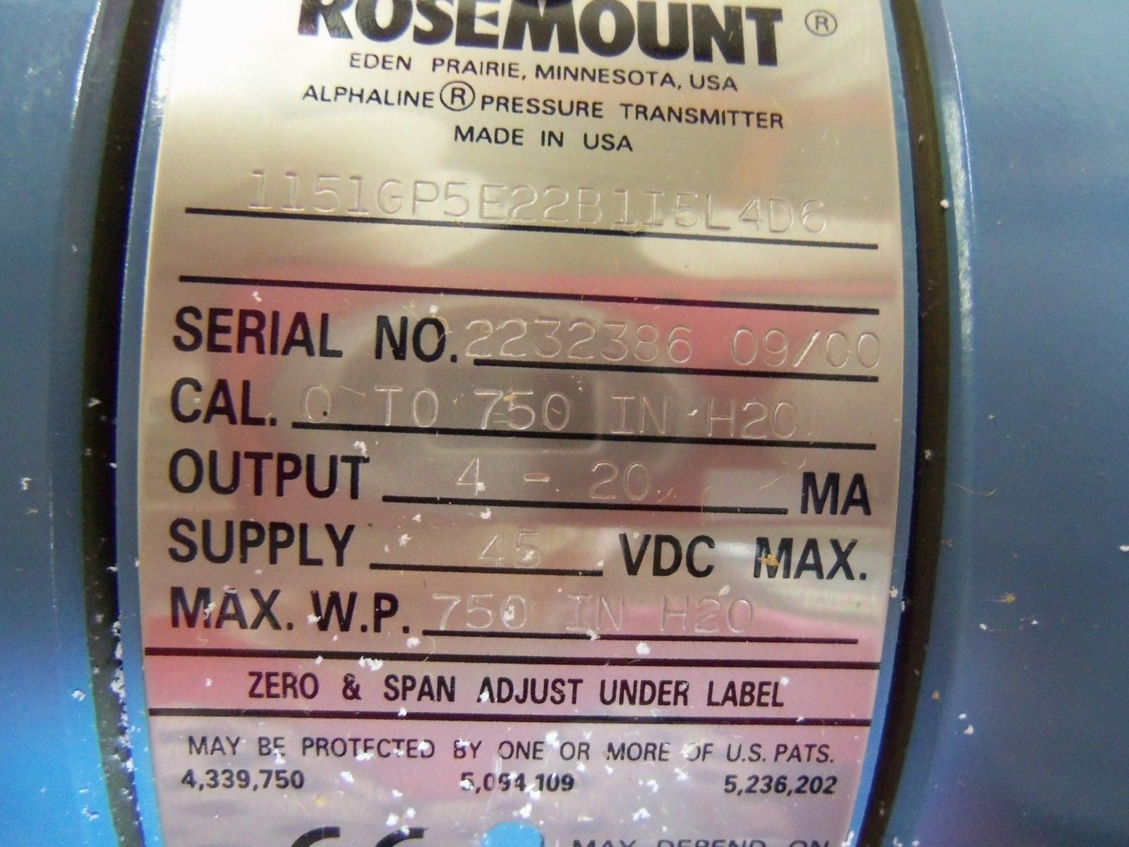 ROSEMOUNT 1151GP5E22B1I5L4D6 *NEW IN BOX*
