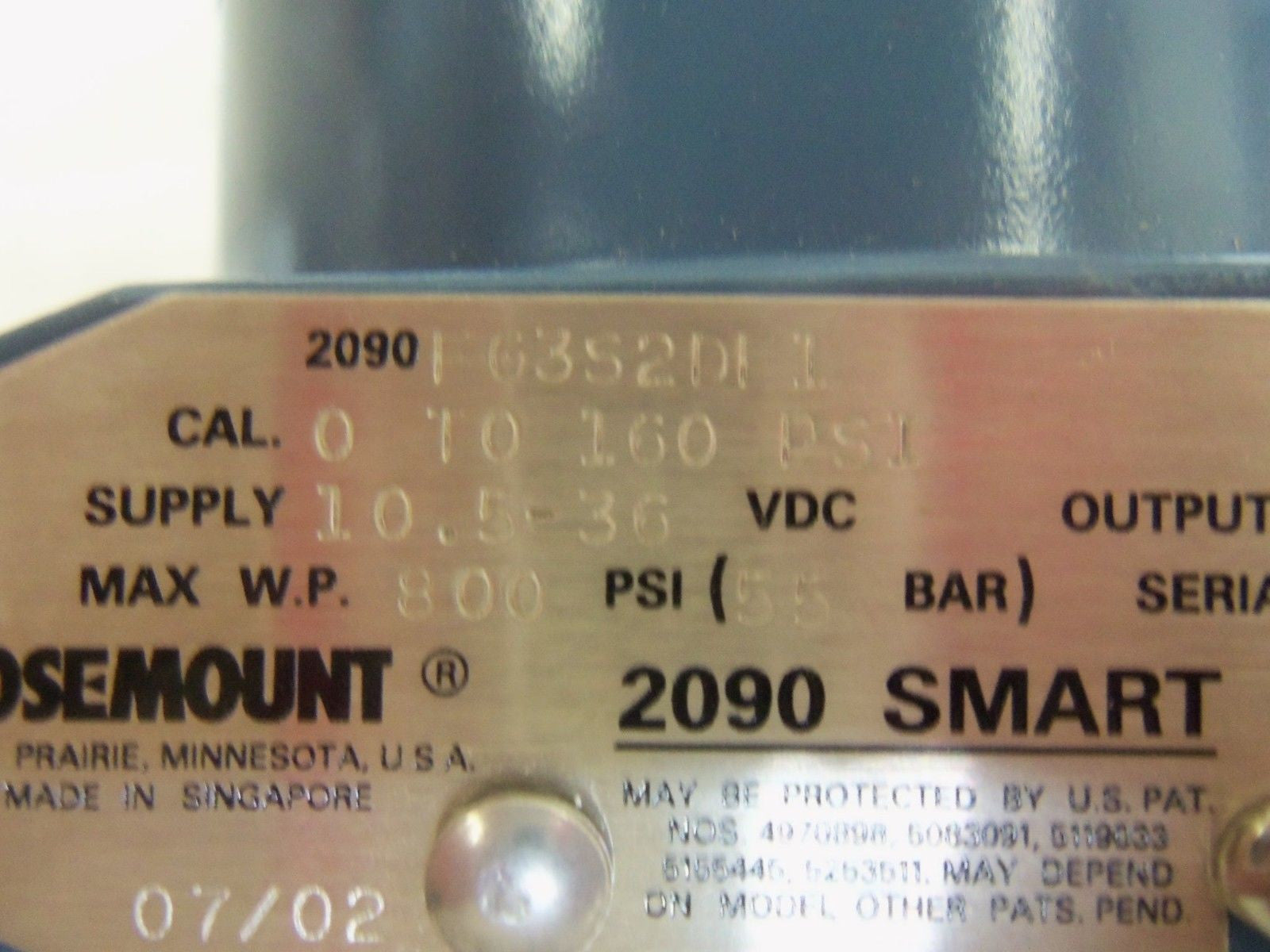 ROSEMOUNT 2090FG3S2DF1 PRESSURE TRANSMITTER *NEW IN BOX*