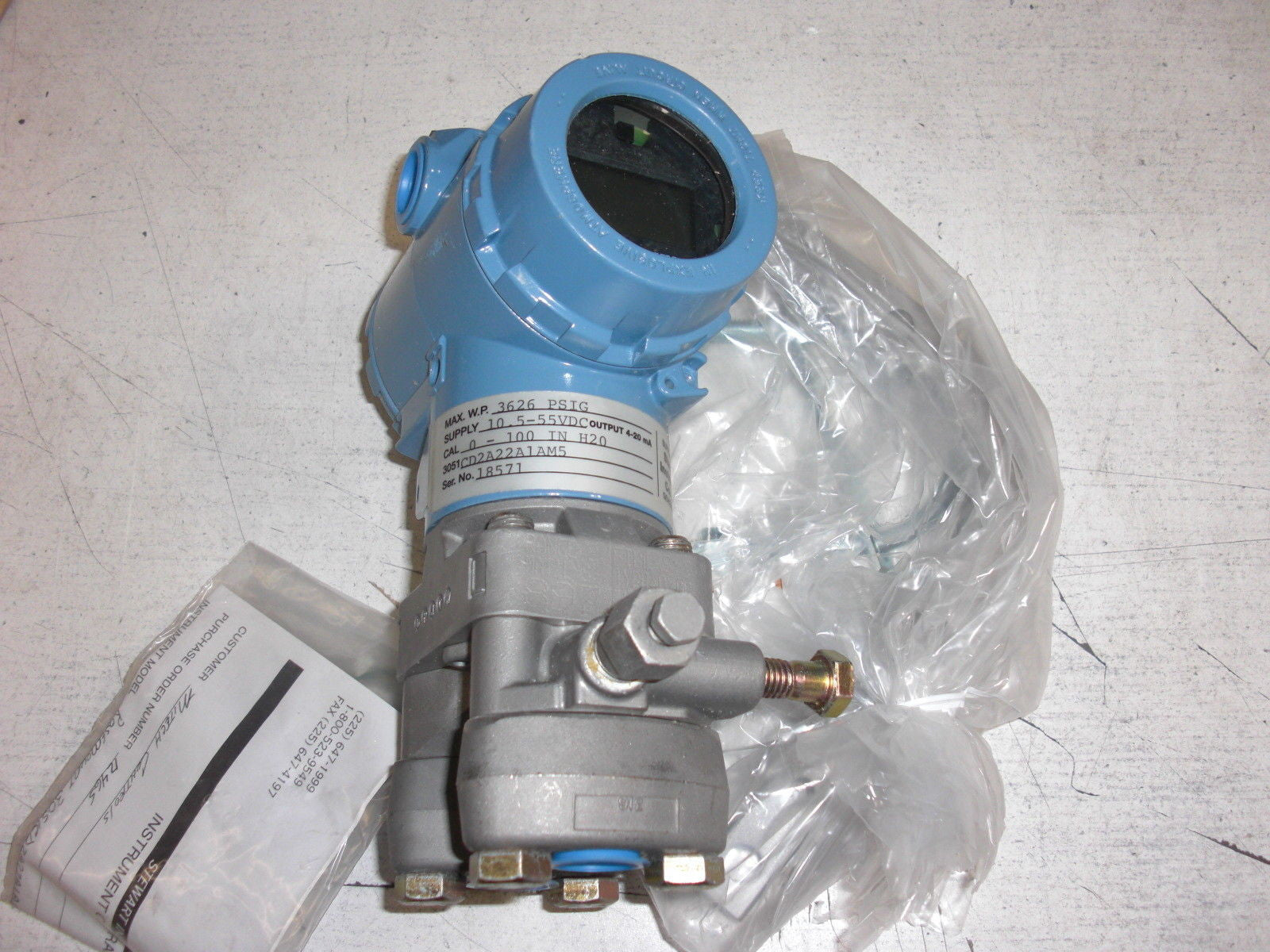 ROSEMOUNT 3050CD2A22A1AM5 *NEW NO BOX*