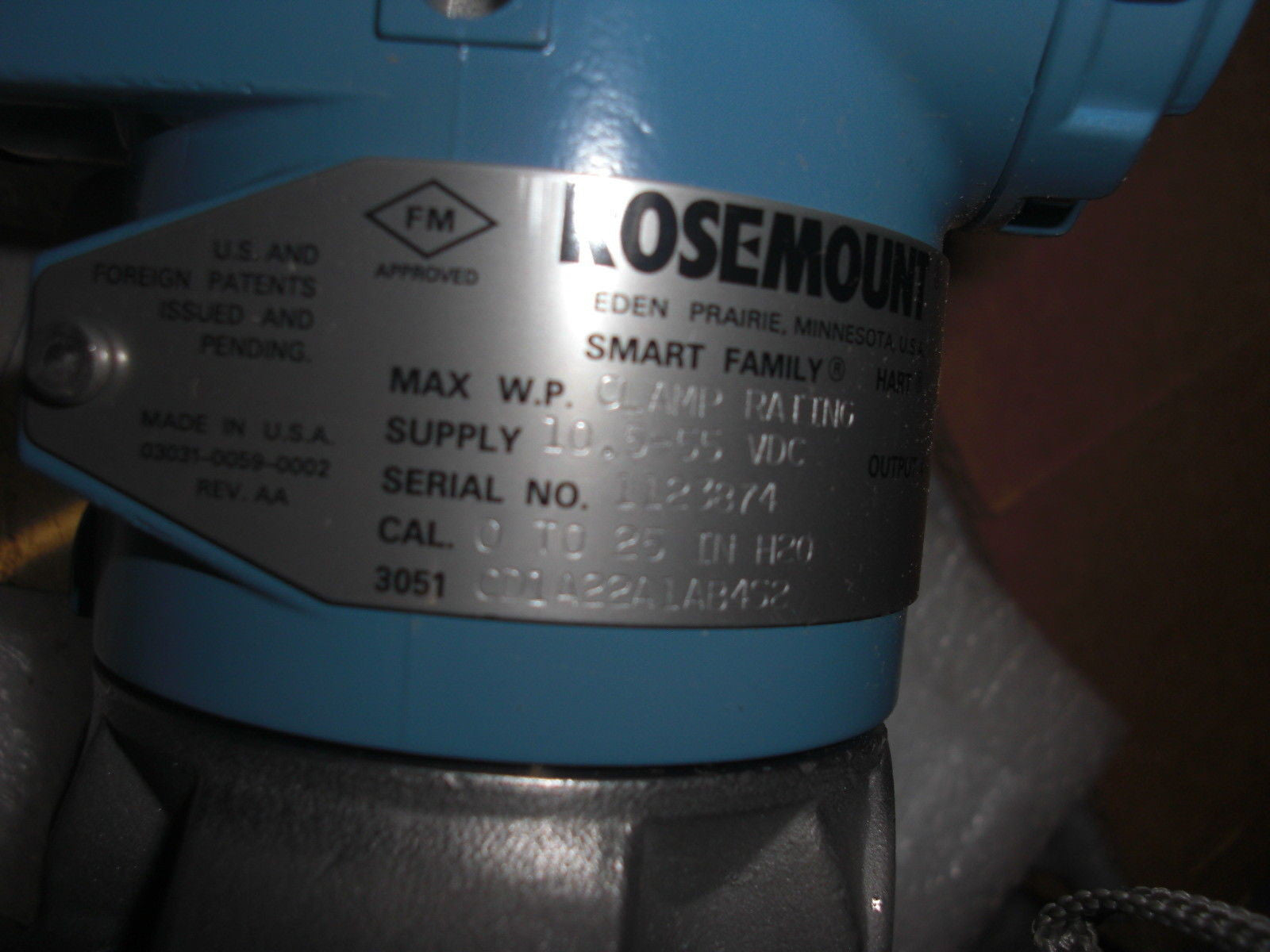 ROSEMOUNT 3051CD1A22A1AB4S2 *NEW NO BOX*