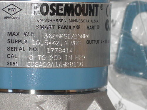 ROSEMOUNT 3051CD2A02A1AH2B1C6 *NEW*