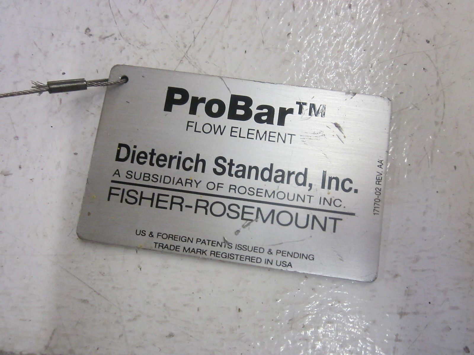 ROSEMOUNT 3051CD2A22A1AE5A02 *USED*